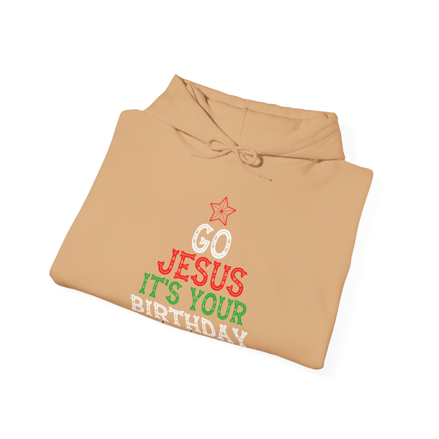 Go Jesus It's Your Birthday Hoodie - Festive Holiday Apparel"