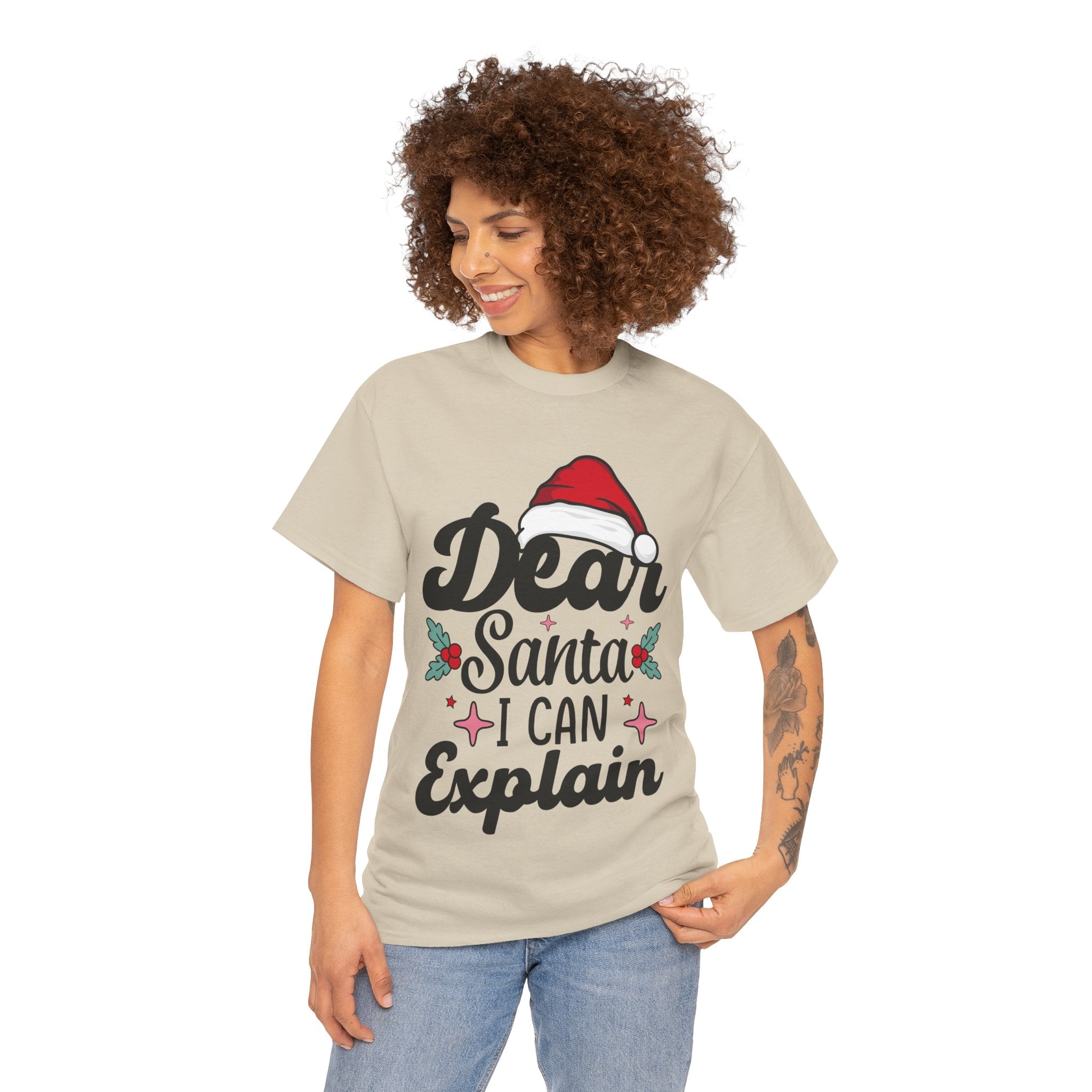 Funny 'Dear Santa, I Can Explain' Christmas T-Shirt