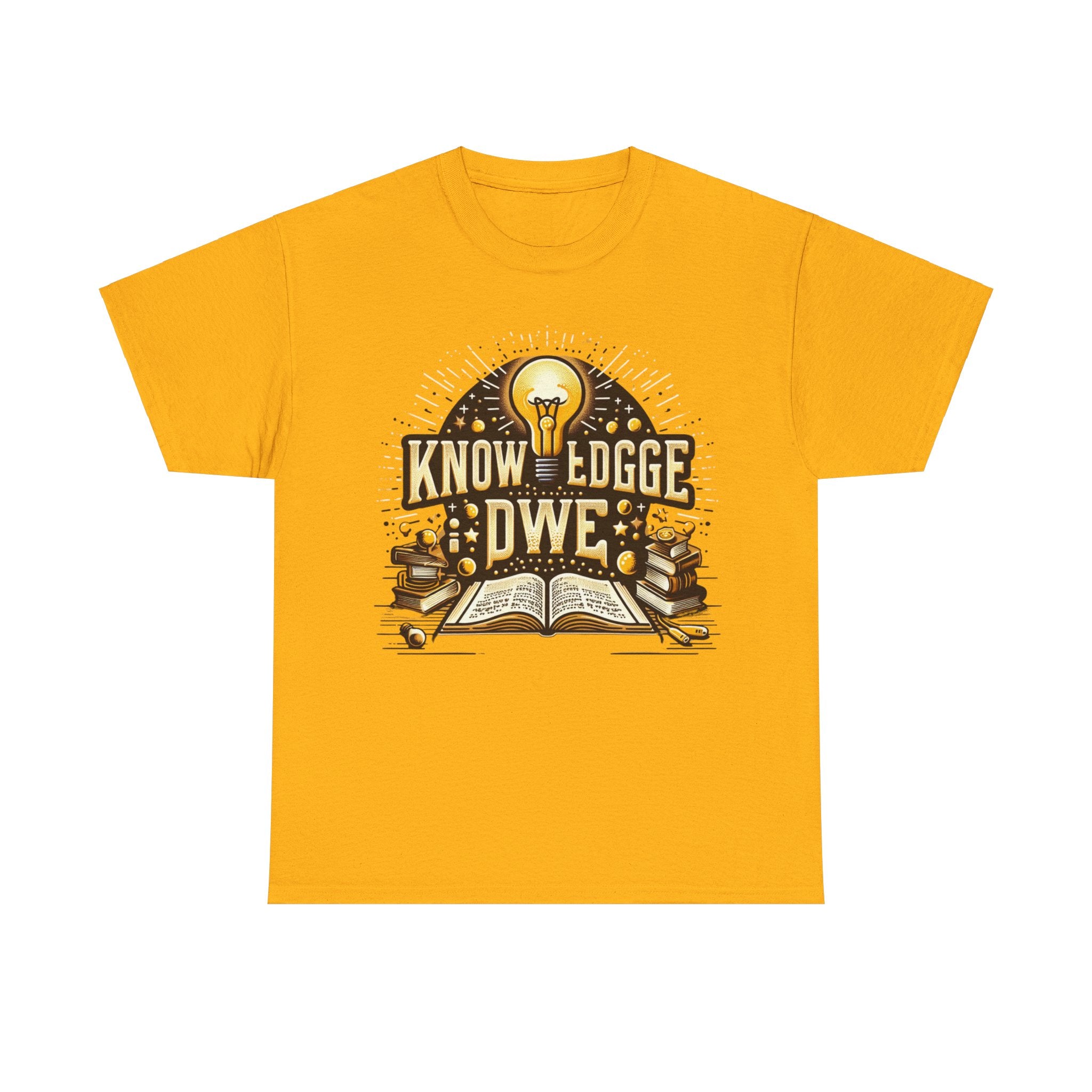 Empower Yourself with our 'Knowledge is Power' T-Shirt: Inspirational Tee for Intellectuals