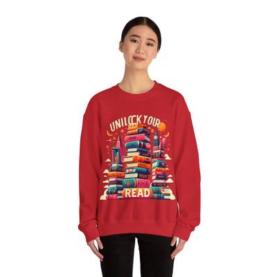 Unlock Your Mind, Read - Inspirational Sweatshirt