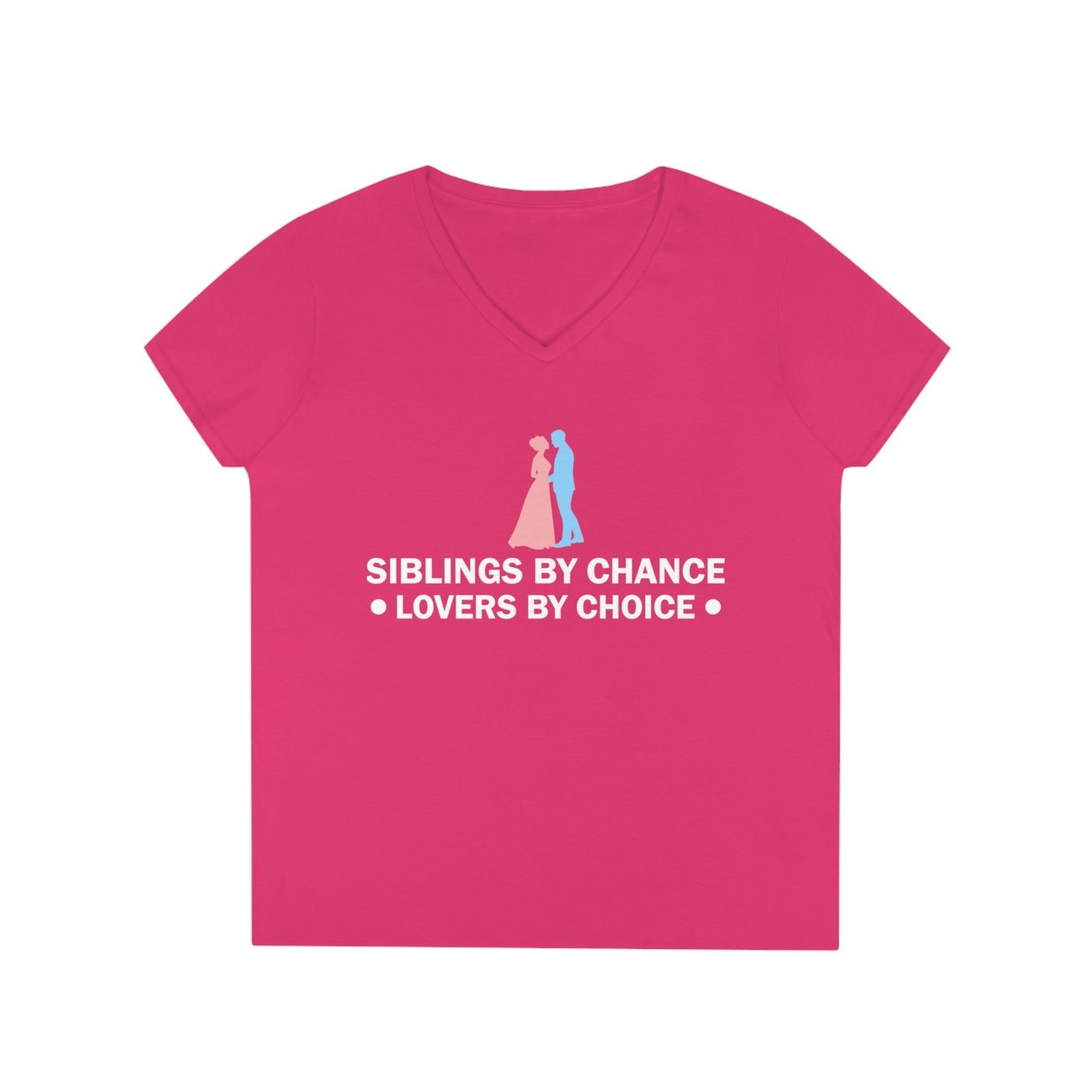 Sibling Love T-Shirt: Trendy V-Neck for the Bold