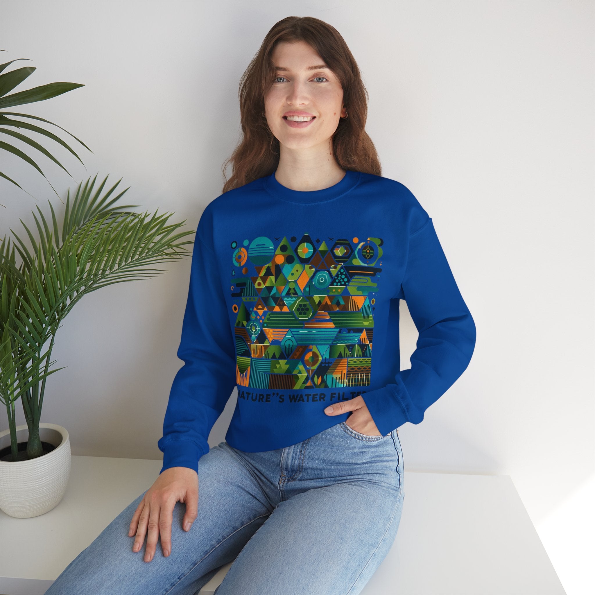 Natural Purifier Sweatshirt: Embrace Nature's Filter"