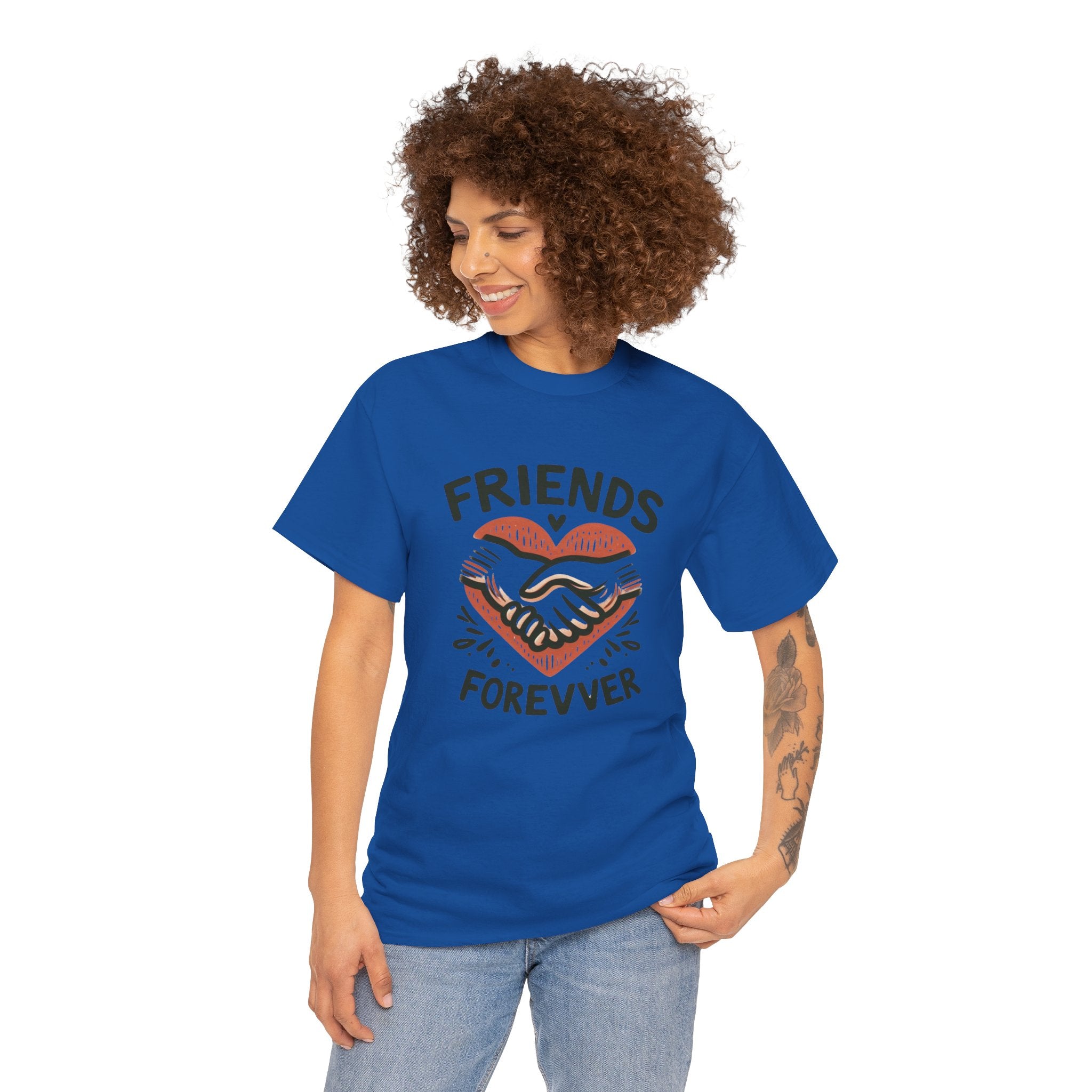 Friends Forever Graphic T-shirt: Celebrate Unbreakable Bonds in Style