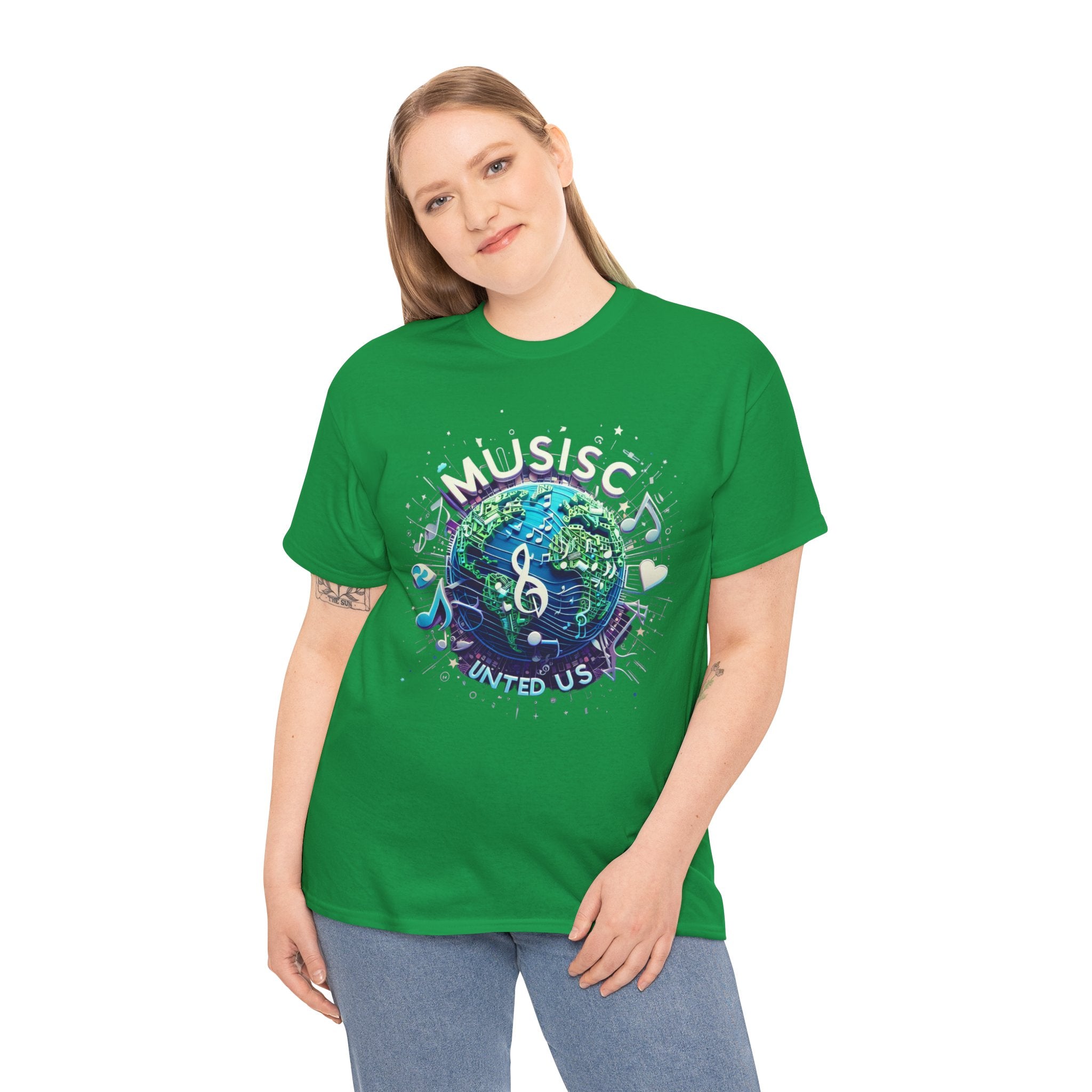 Harmony in Threads: Music Unite Us T-Shirt - Uniting Melodies in Style