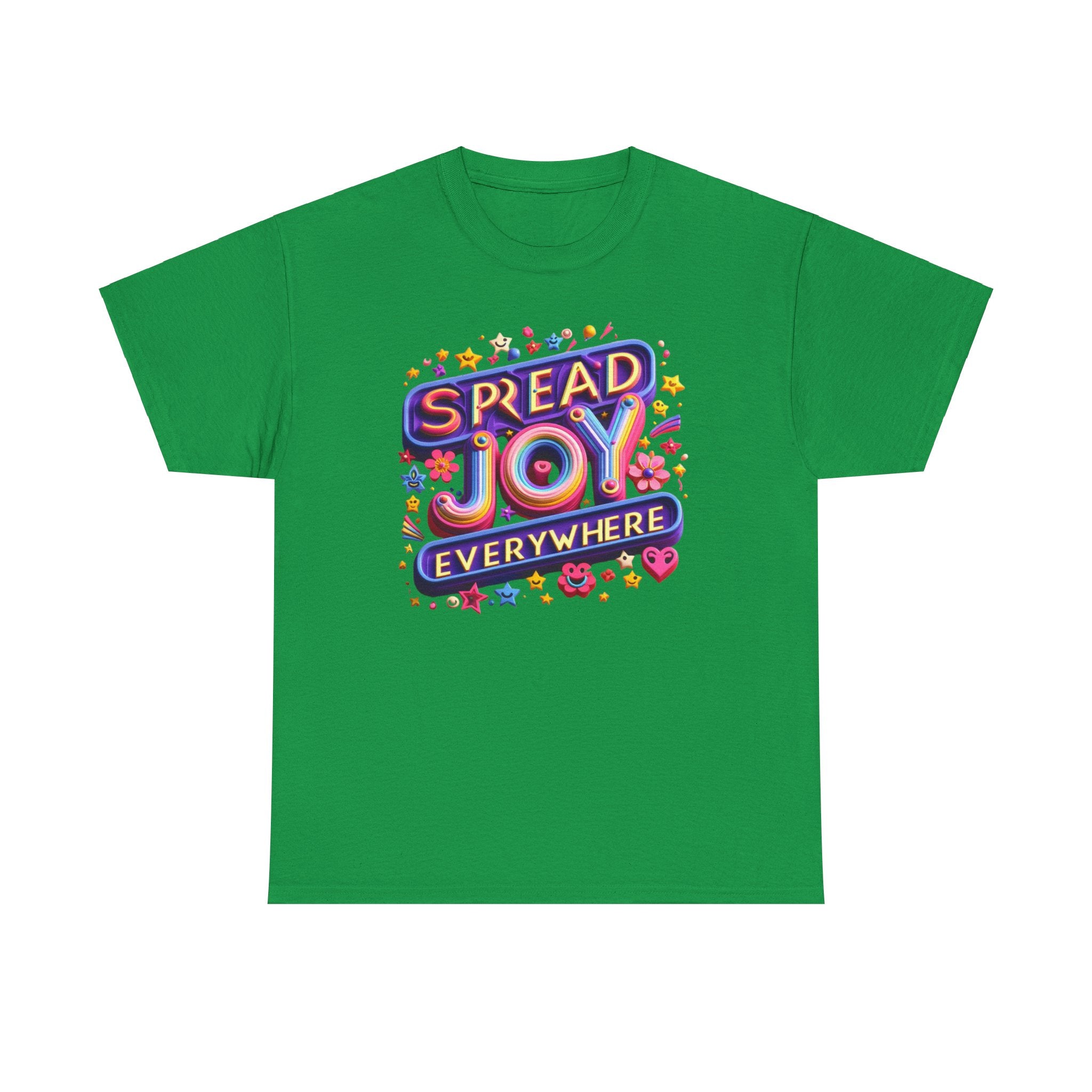 Radiate Joy Everywhere Graphic T-Shirt: Share Positivity in Style