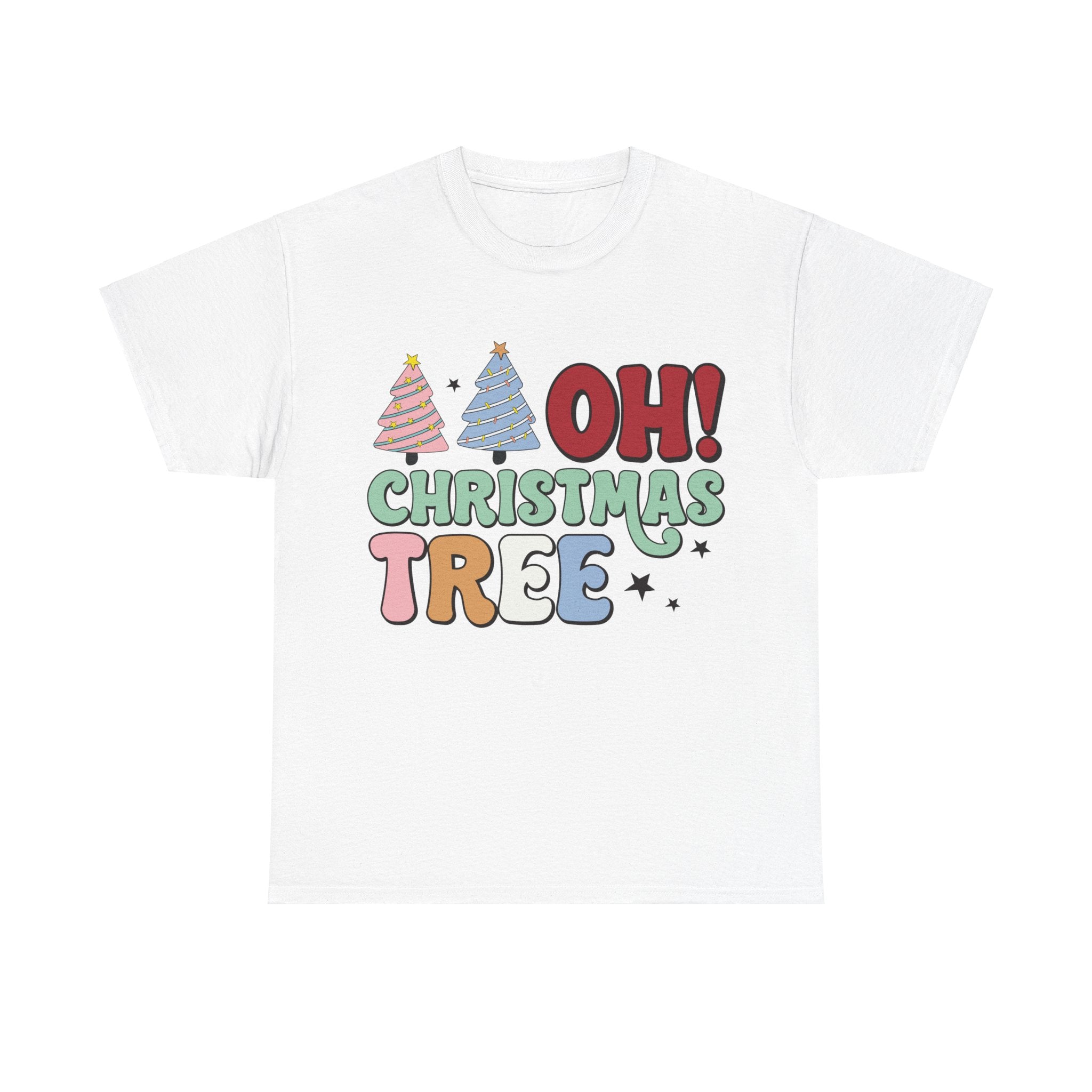 Festive 'Oh Christmas Tree' T-Shirt: Spread Holiday Cheer in Style