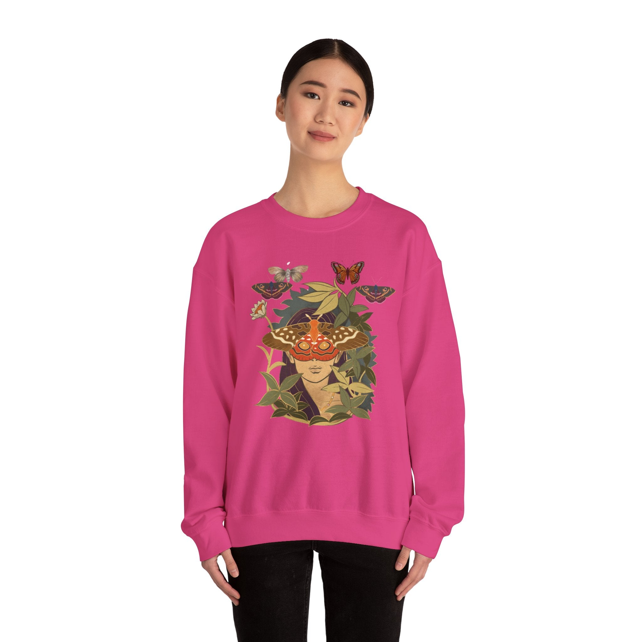 Elegant Vintage Moths Sweatshirt: Timeless Style & Comfort