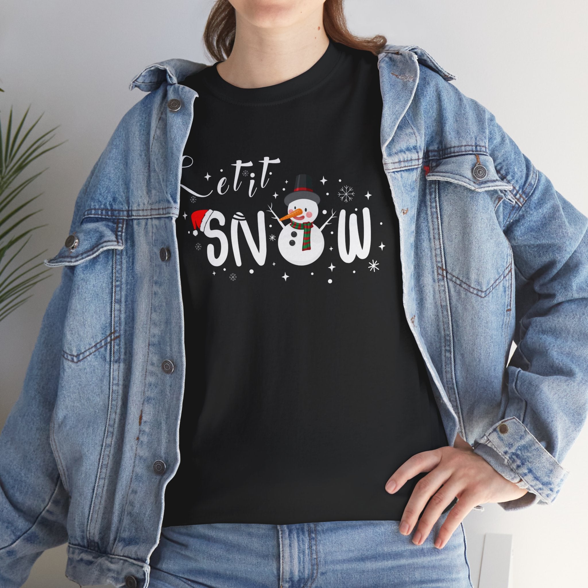 Let It Snow Graphic Tee: Embrace Winter Vibes in Style