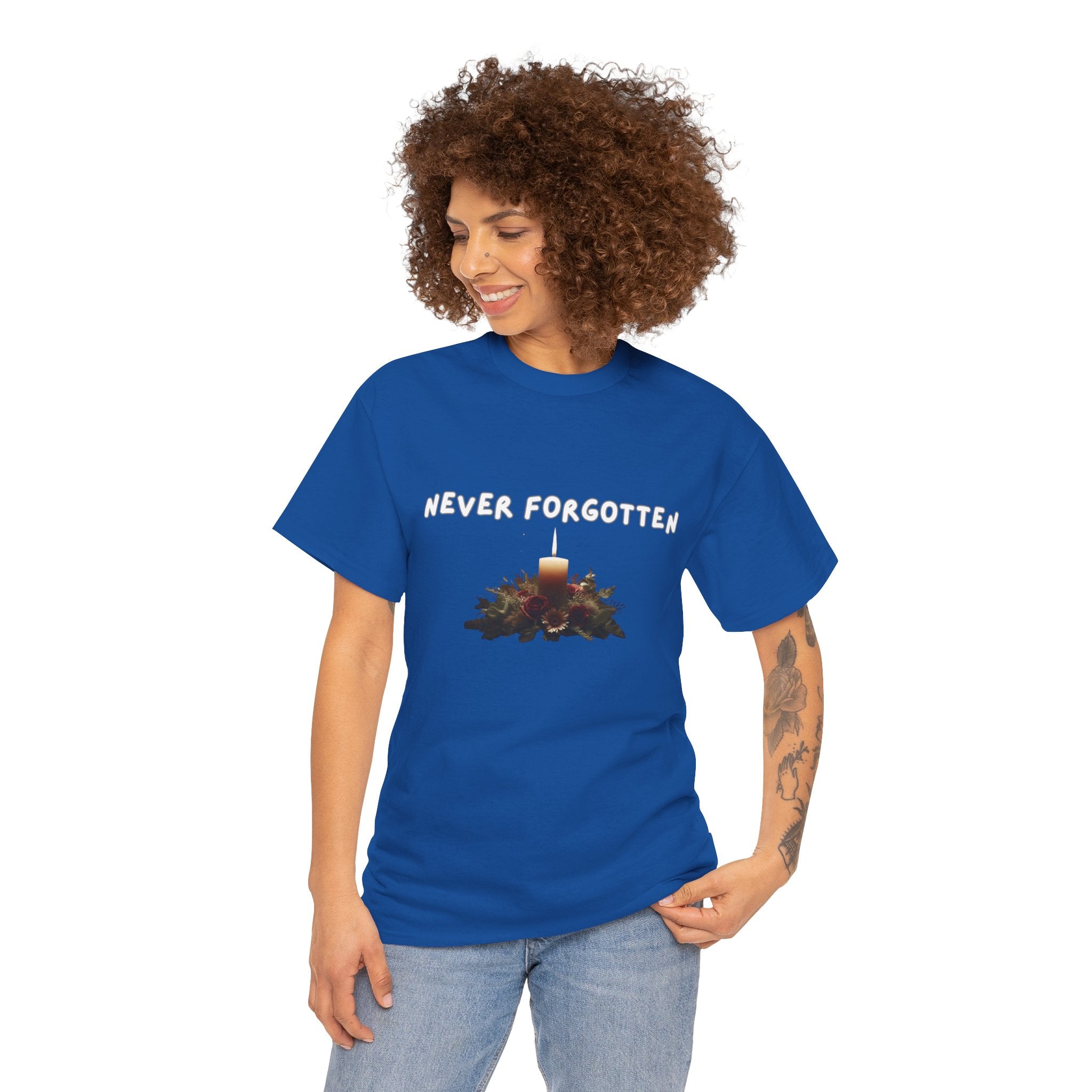 Never Forgotten Memorial T-Shirt: Honor Loved Ones with Timeless Tribute