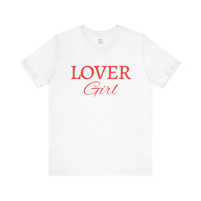 Lover Girl Valentine's Day T-Shirt - Cute & Playful Heart Design