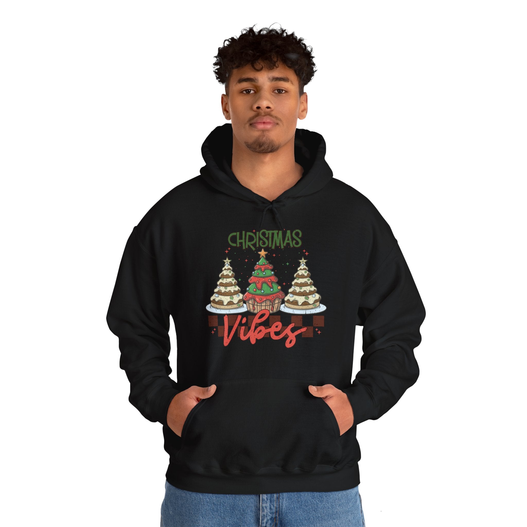 Cozy Christmas Vibes Hoodie: Spread Holiday Cheer in Style