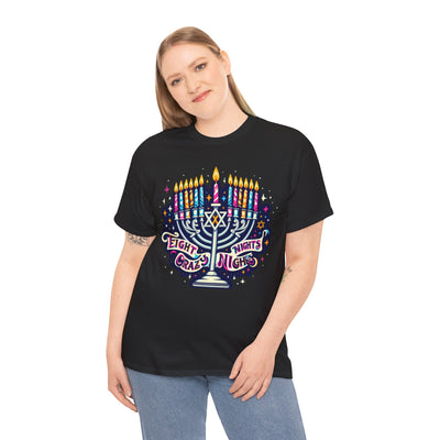 Eight Crazy Nights Hanukkah T-Shirt: Celebrate the Festival of Lights