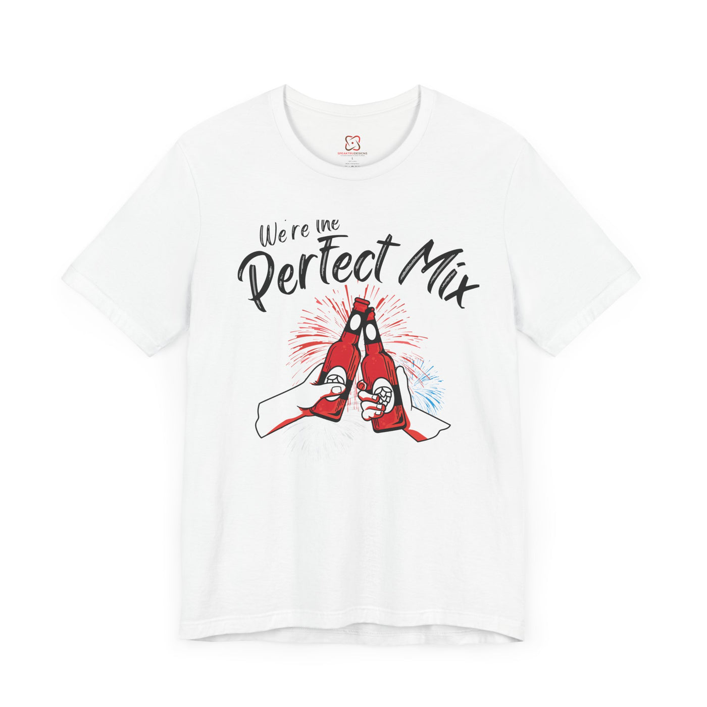 We're the Perfect Mix Valentine's Day T-Shirt - Cute Couples Tee