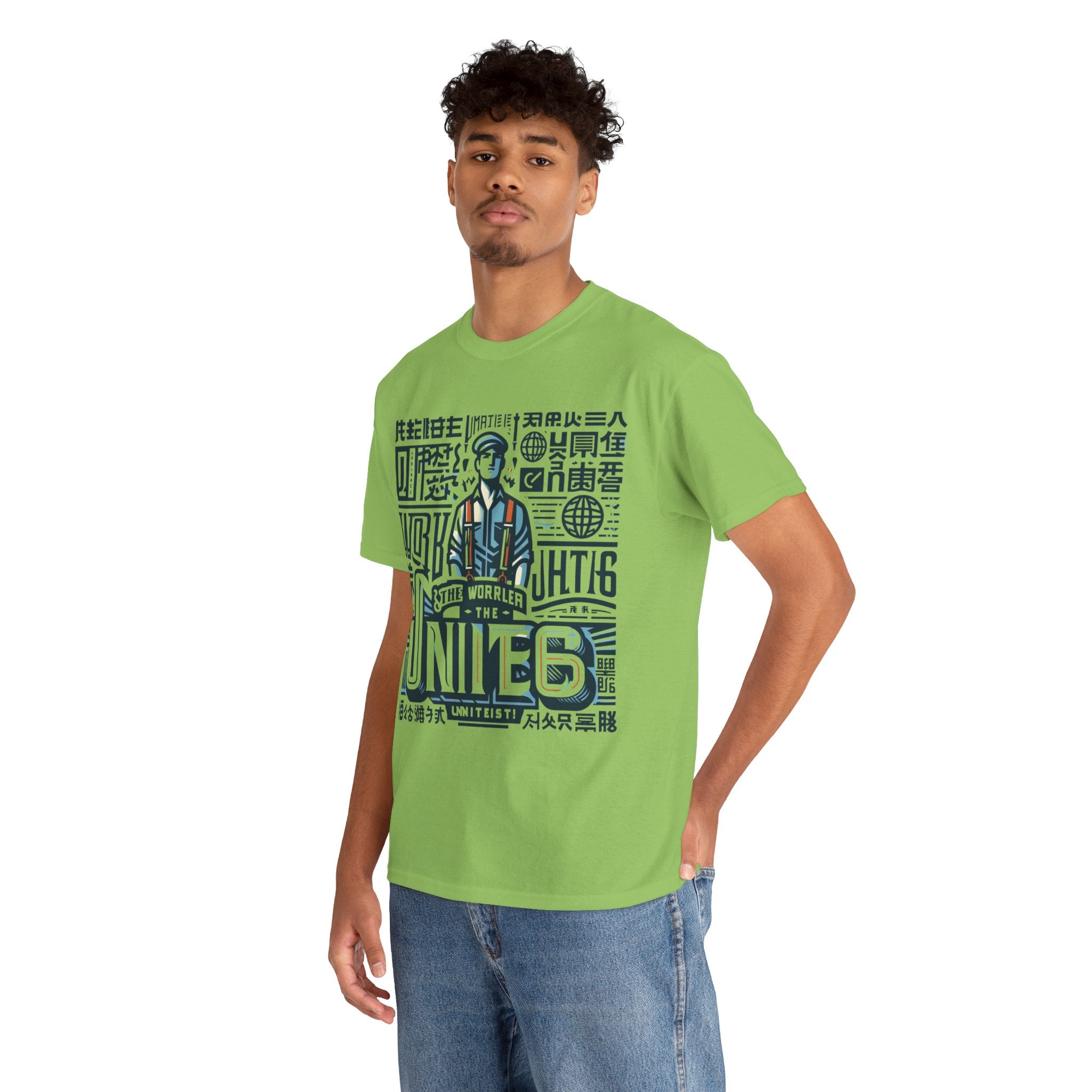 Workers of the World, Unite" Multilingual T-shirt | Solidarity Tee in Multiple Languages