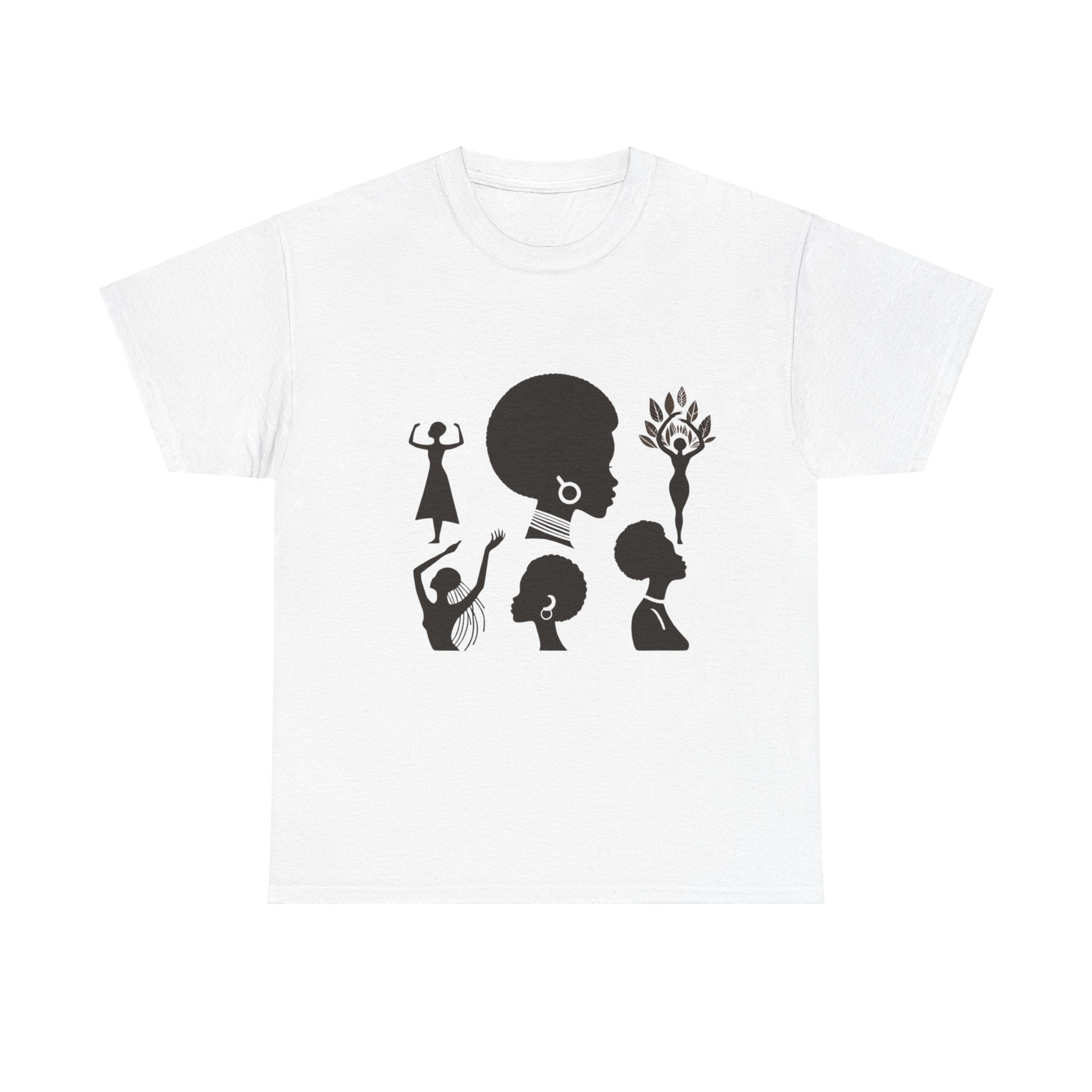 Illustrated Icon Women's Day T-shirt - Celebrate Feminine Strength & Resilience"