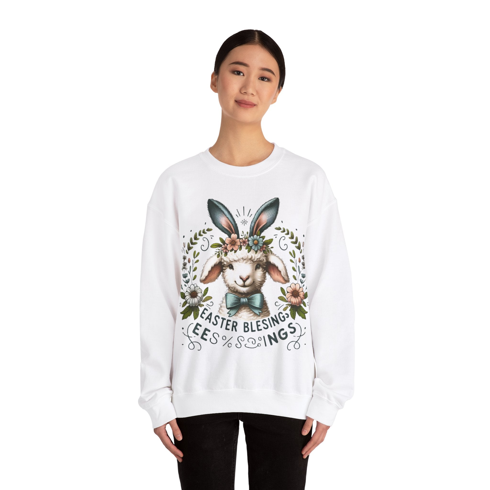 Easter Blessings Sweatshirt - Joyful Holiday Apparel for Men, Women, and Kids