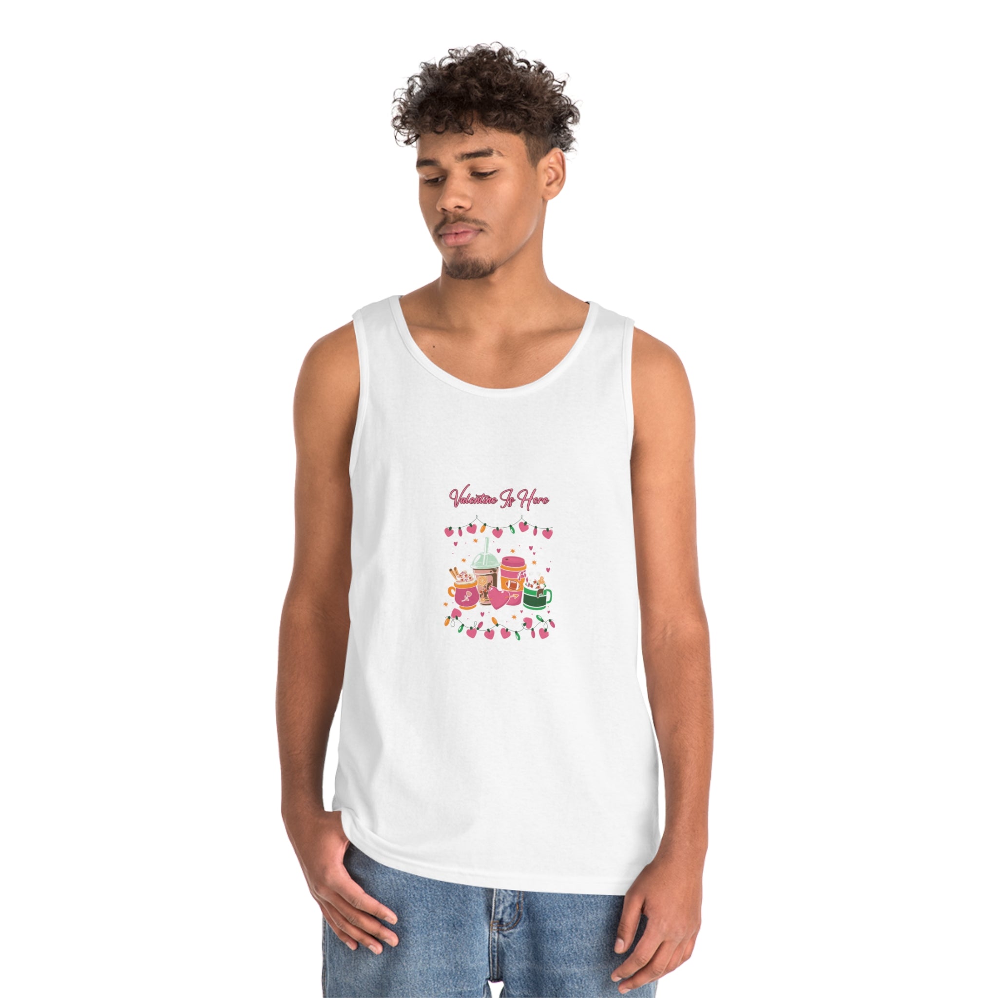 Valentine is Here Tank Top - Express Your Passion with Style