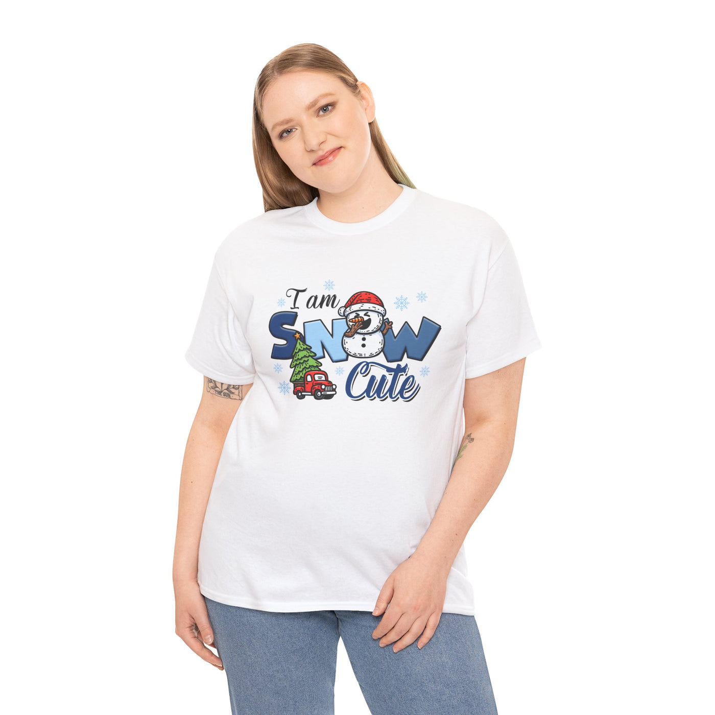 Snow Cute Winter Graphic Tee: Cozy Comfort, Winter Style