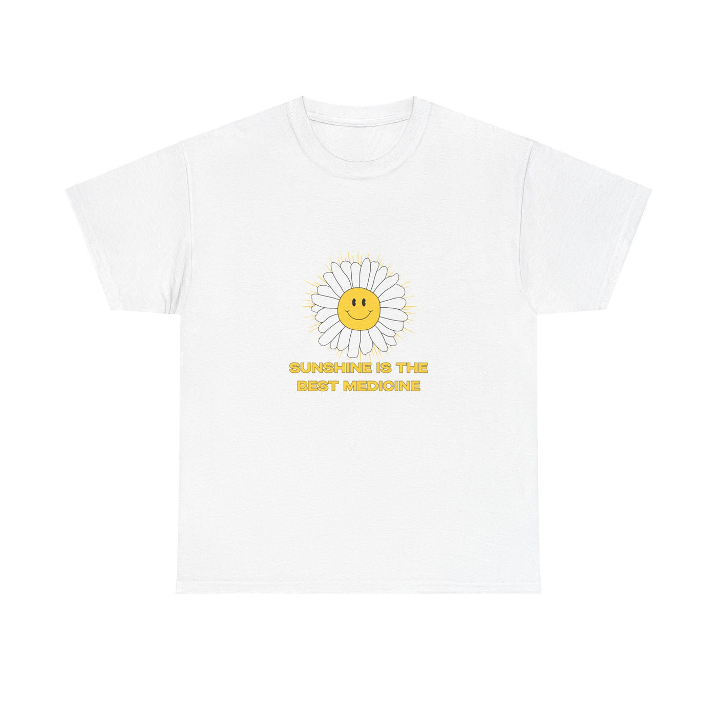 Sunshine is the Best Medicine - Inspirational Graphic T-Shirt