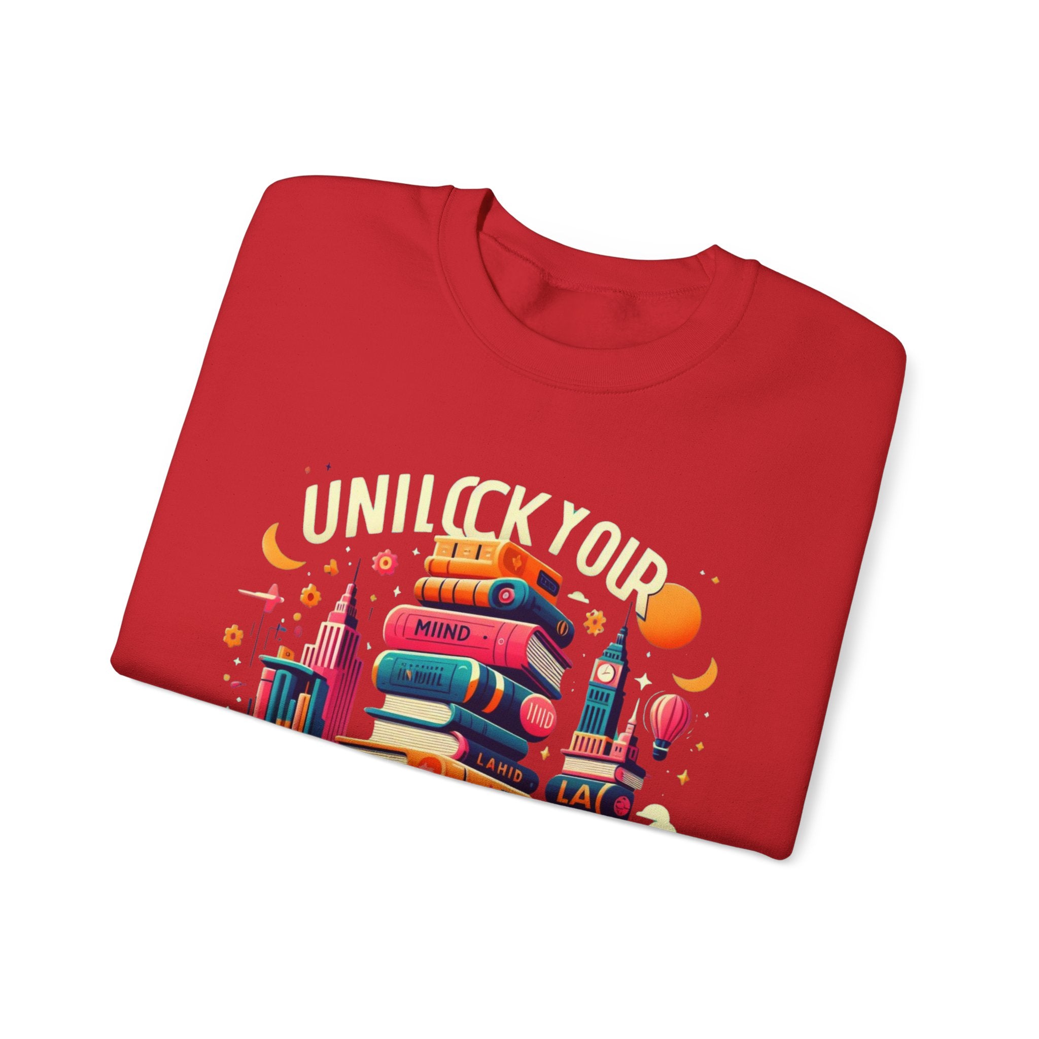 Enlighten Your Wardrobe with 'Unlock Your Mind, Read' Sweatshirt