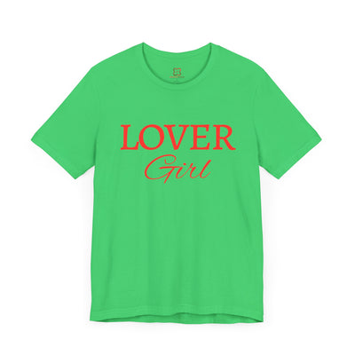 Lover Girl Valentine's Day T-Shirt - Cute & Playful Heart Design