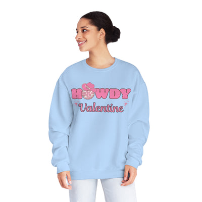 Howdy Valentine Sweatshirt - Cute Western-Themed Valentine's Day Sweatshirt