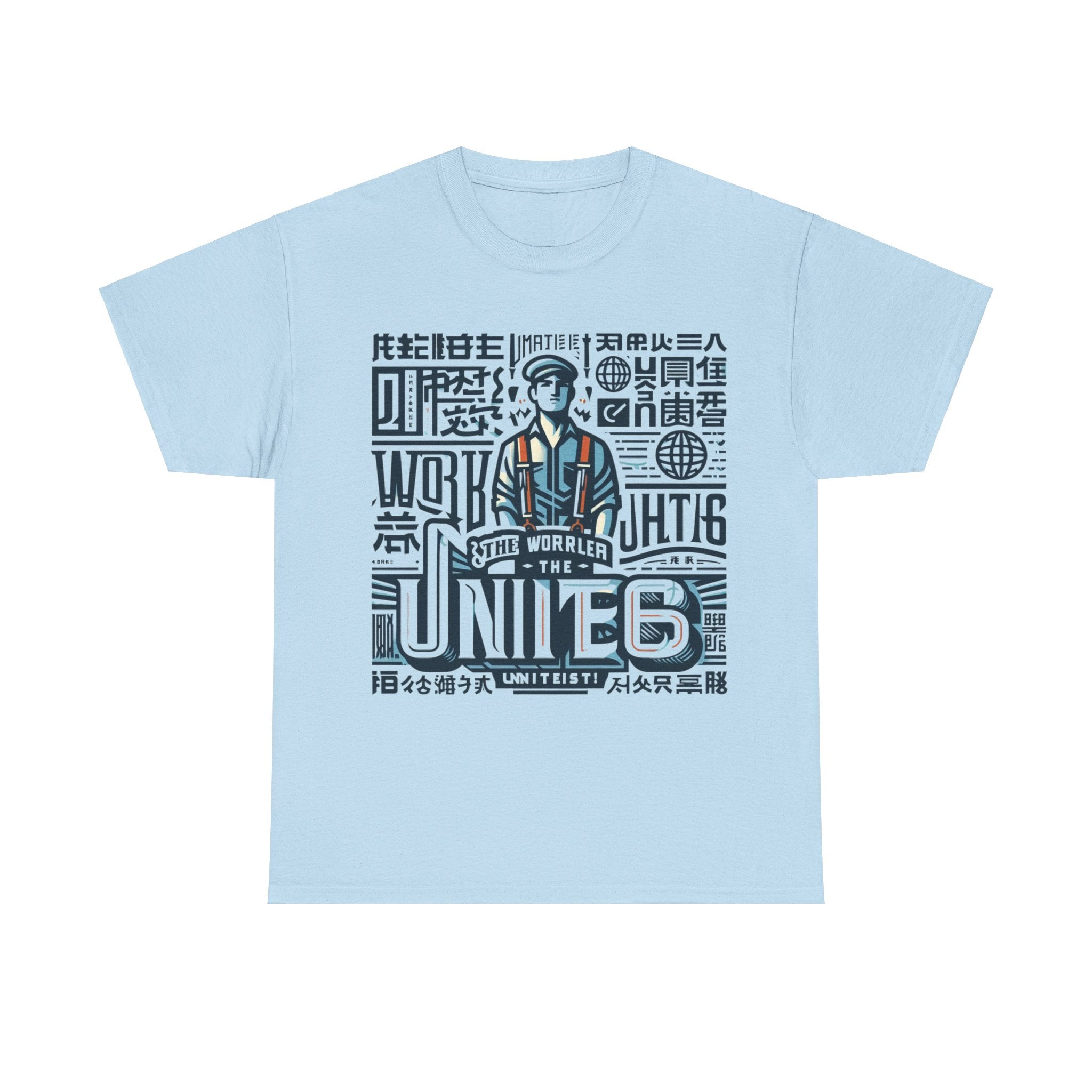 Workers of the World, Unite" Multilingual T-shirt | Solidarity Tee in Multiple Languages