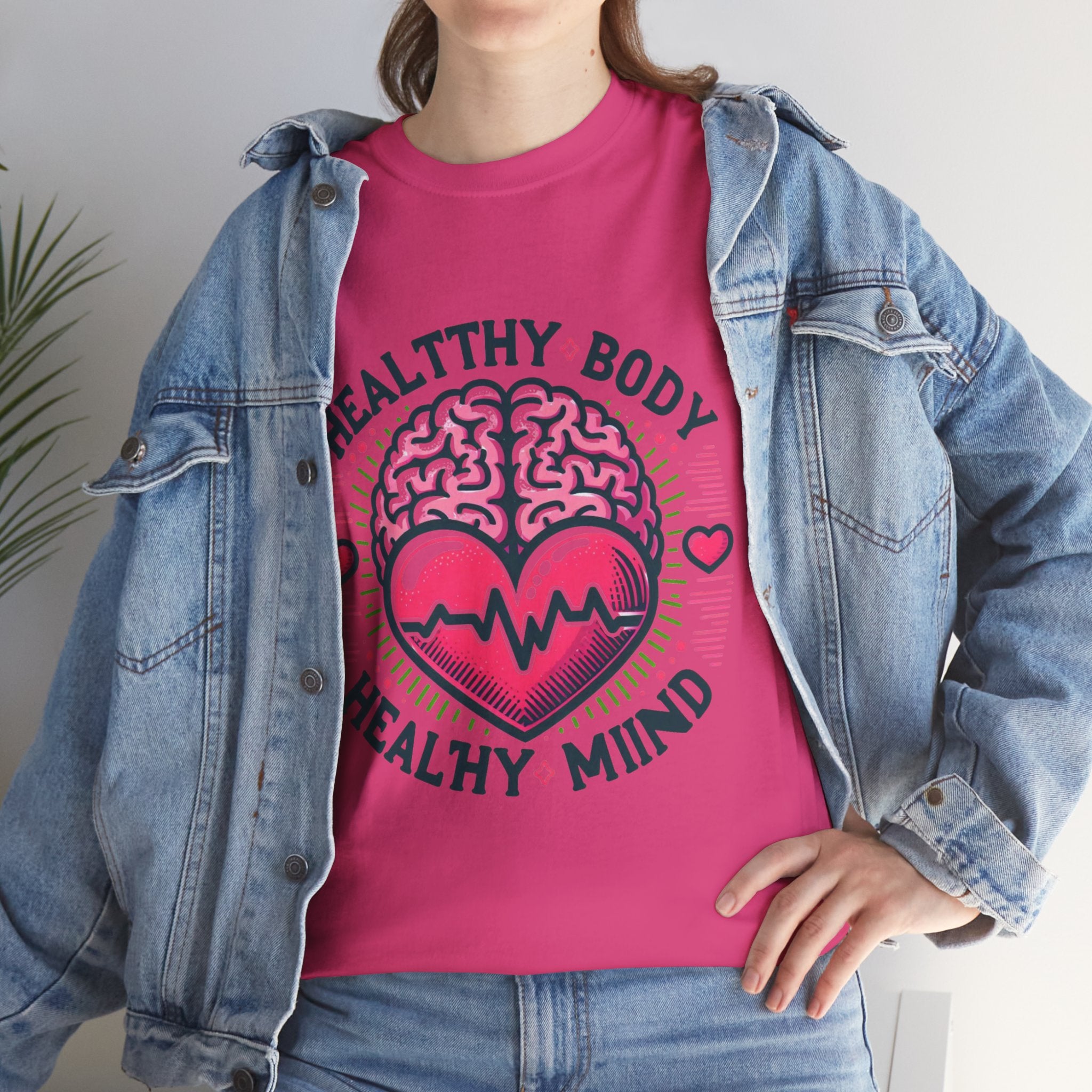 Empower Your Lifestyle with our 'Healthy Body, Healthy Mind' T-Shirt