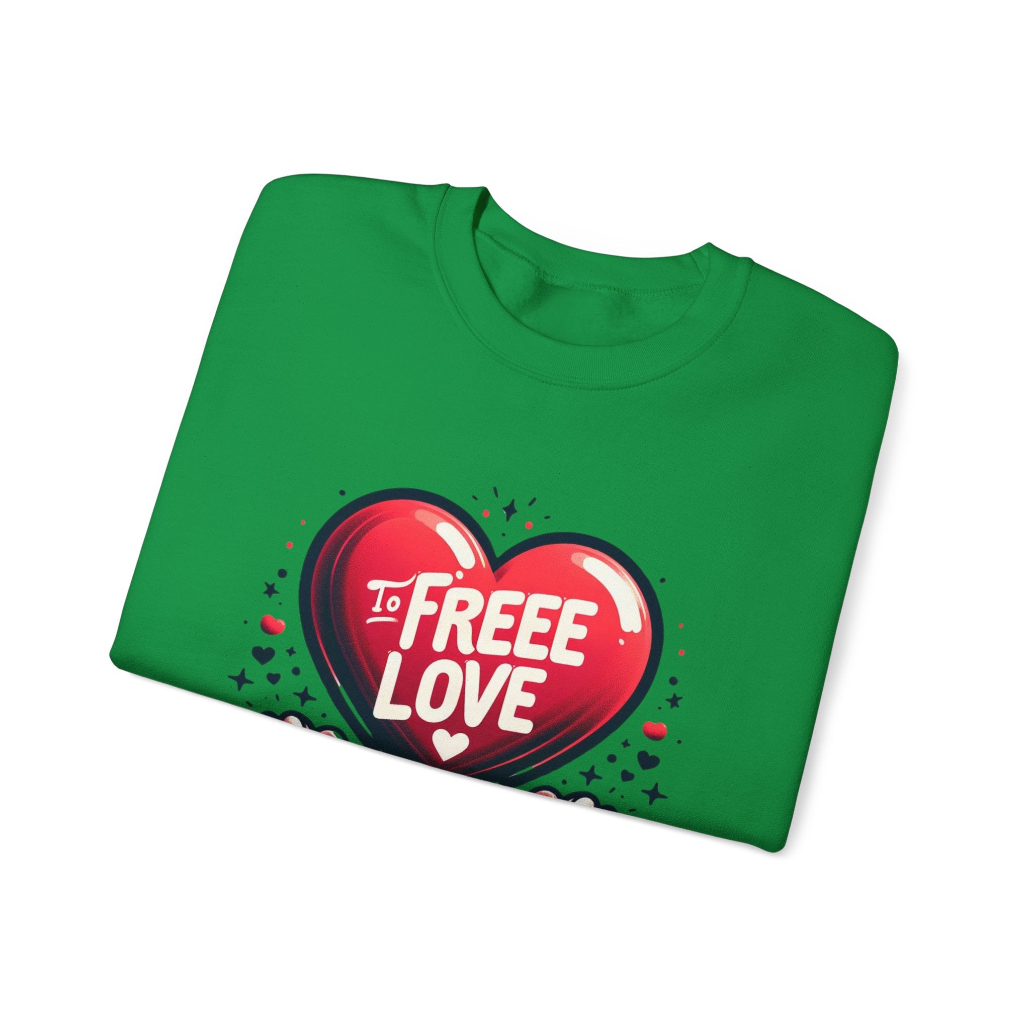 Empower Your Style: 'Free to Love' Sweatshirt – Embrace Freedom with Fashion