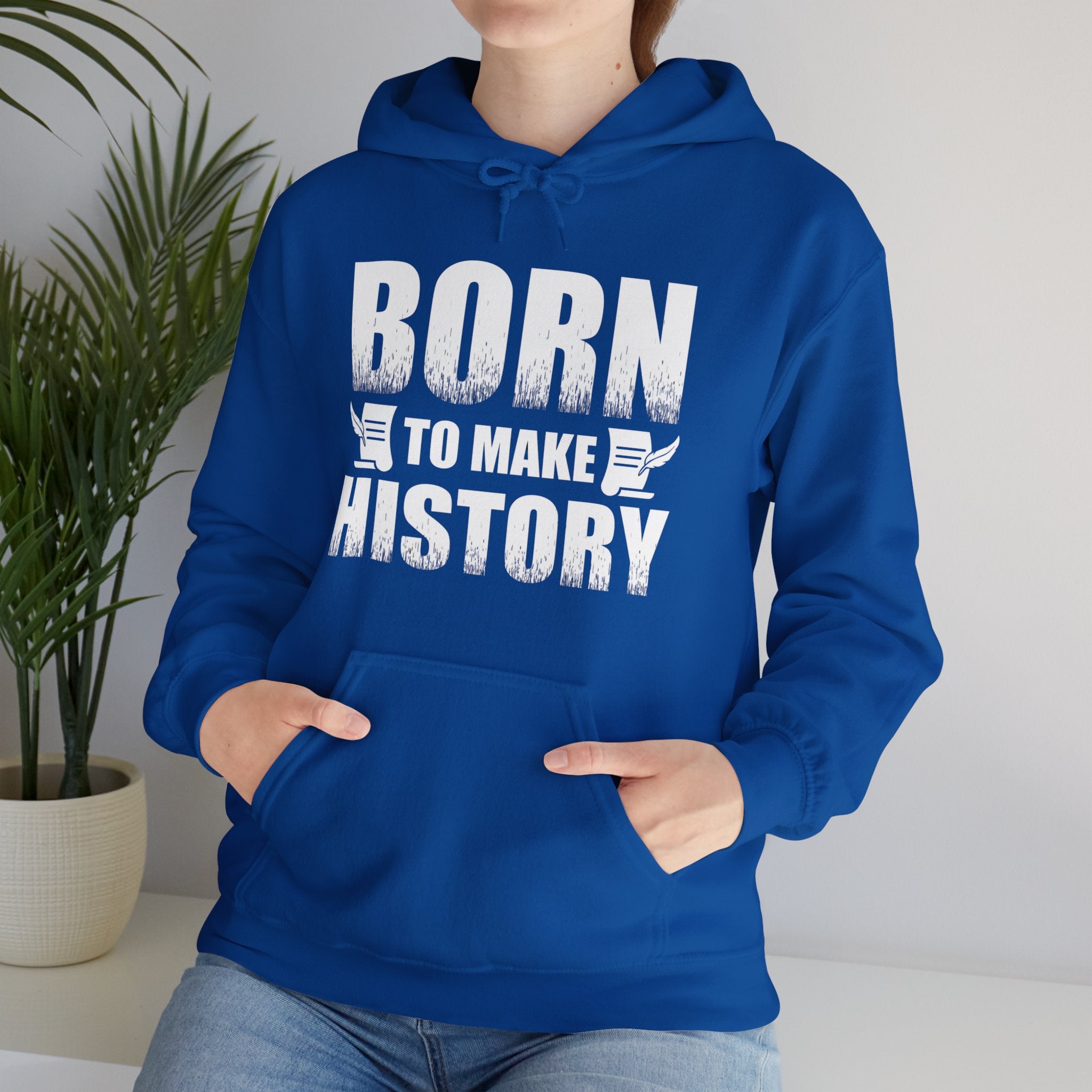 Vintage-Inspired Born to Make History Hoodie – Retro Ice Skating Champion Sweatshirt