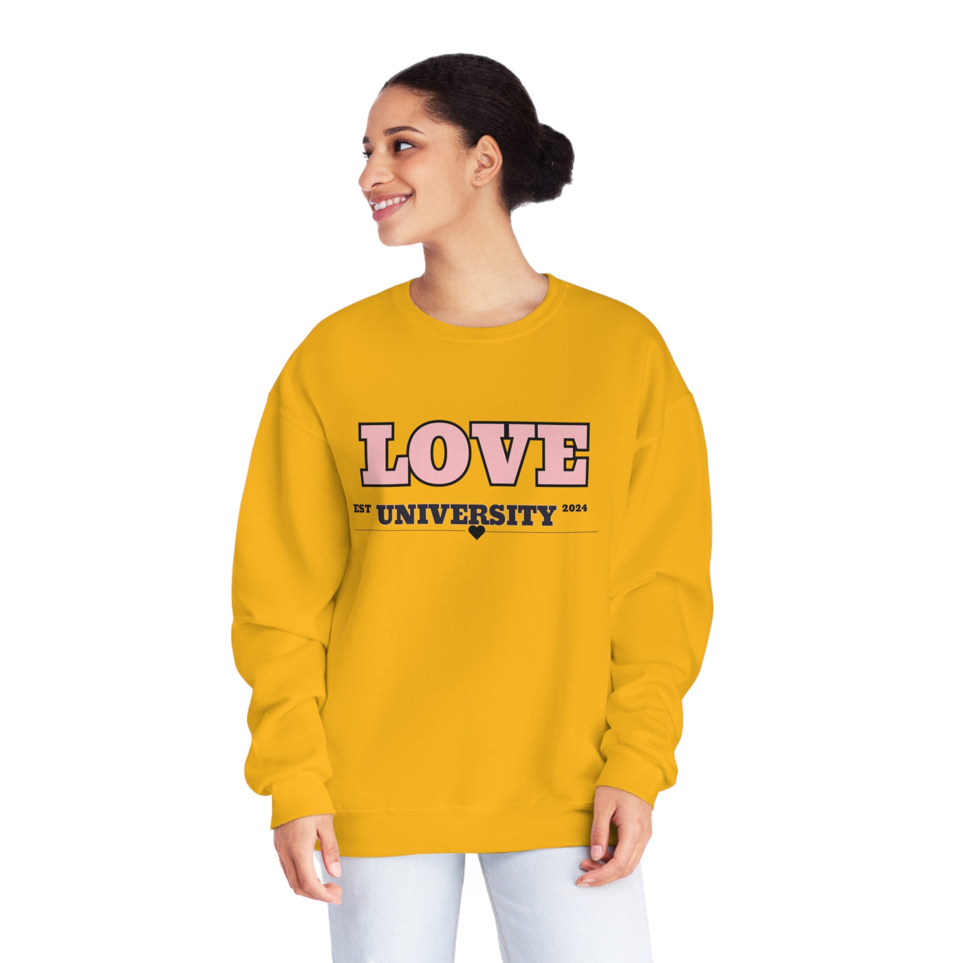 Love in University Valentine Sweatshirt - Cute & Cozy Crewneck for College Students