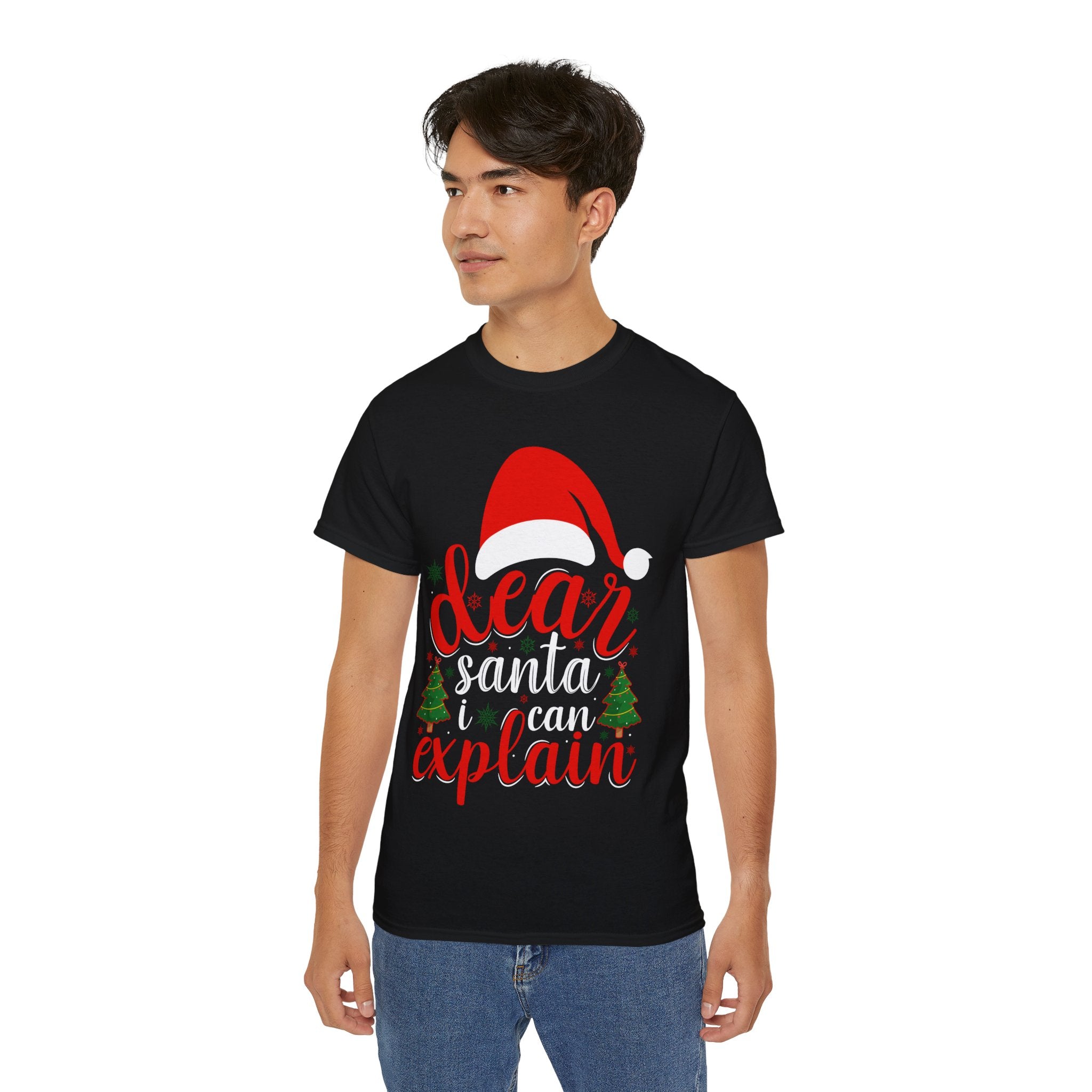 Dear Santa, I Can Explain - Funny Christmas Tee