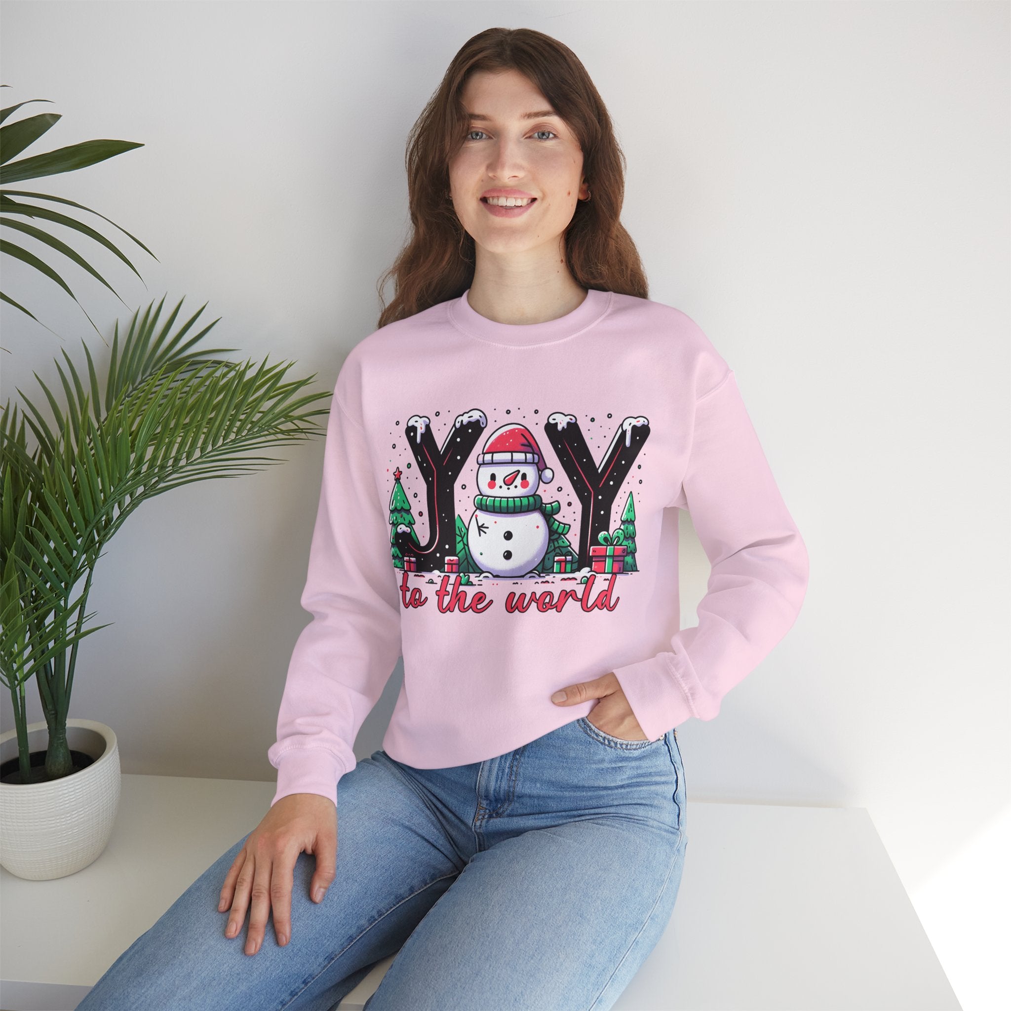 Spread Holiday Cheer with our 'Joy to the World' Christmas Sweatshirt