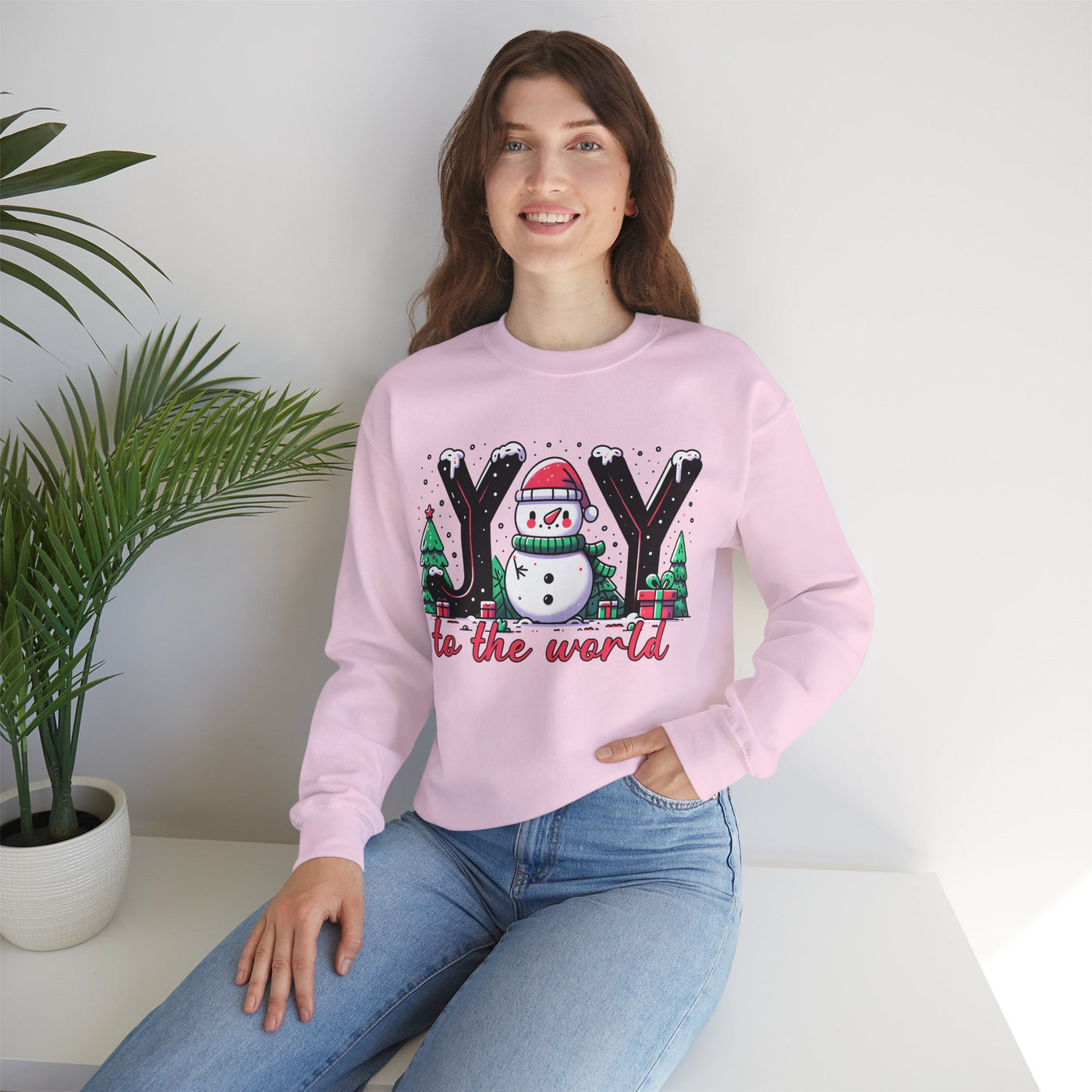 Joy to the World Christmas Sweatshirt: Spread Holiday Cheer