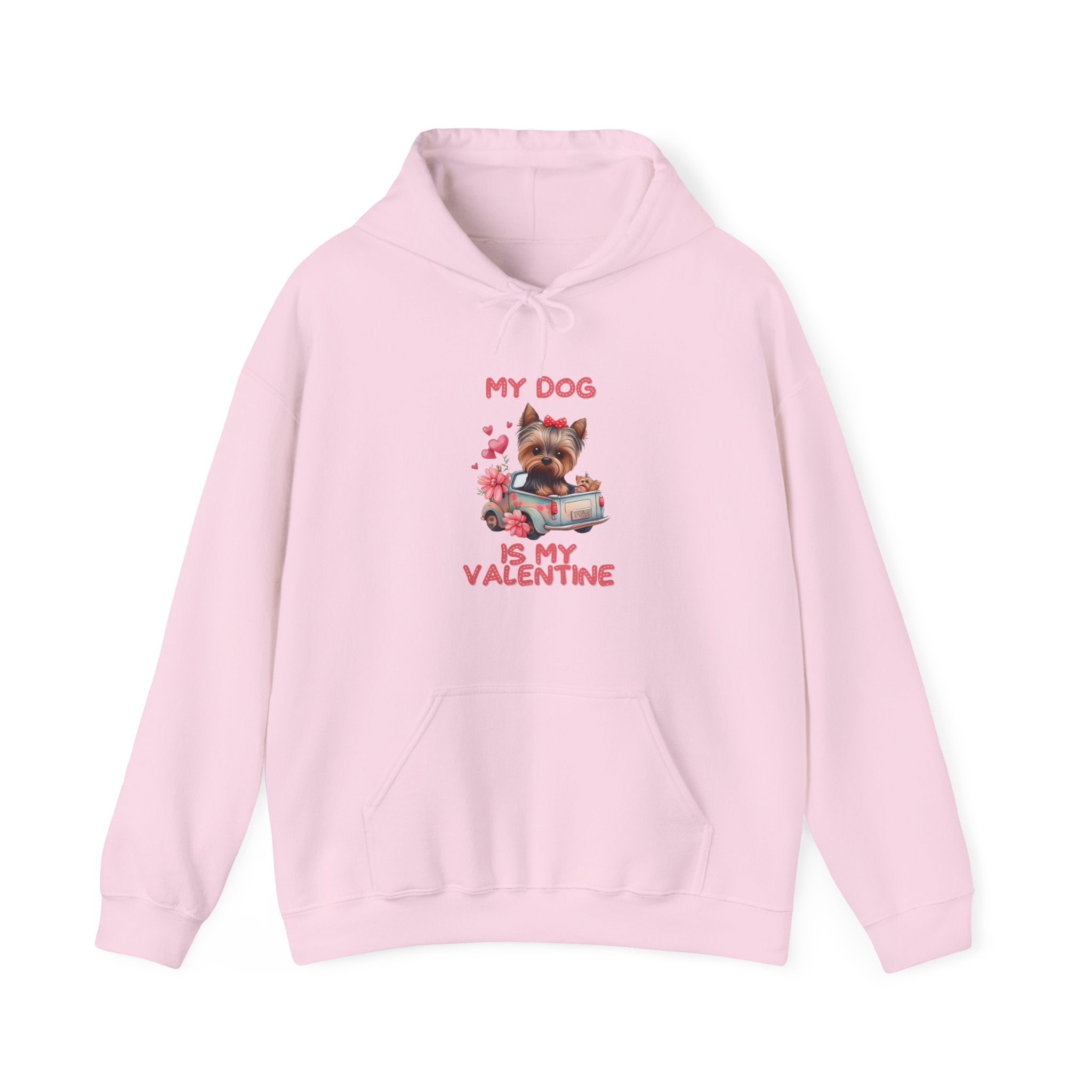 My Dog is My Valentine Hoodie – Cozy & Stylish Pet Lover's Apparel for Valentine's Day