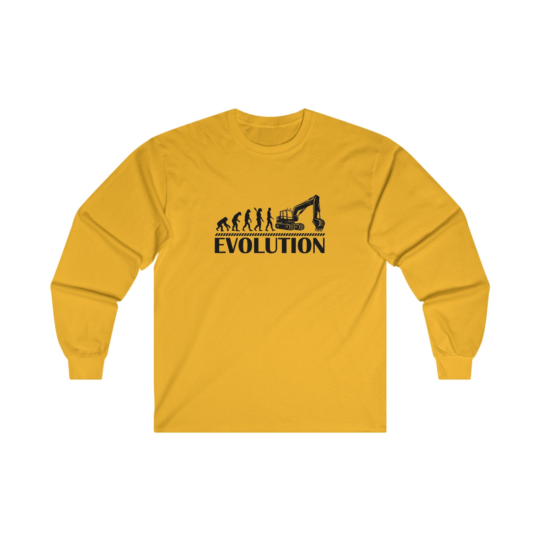 Vintage Inspired Organic Cotton Evolution Long Sleeve Shirt - Nature Lover's Statement Tee