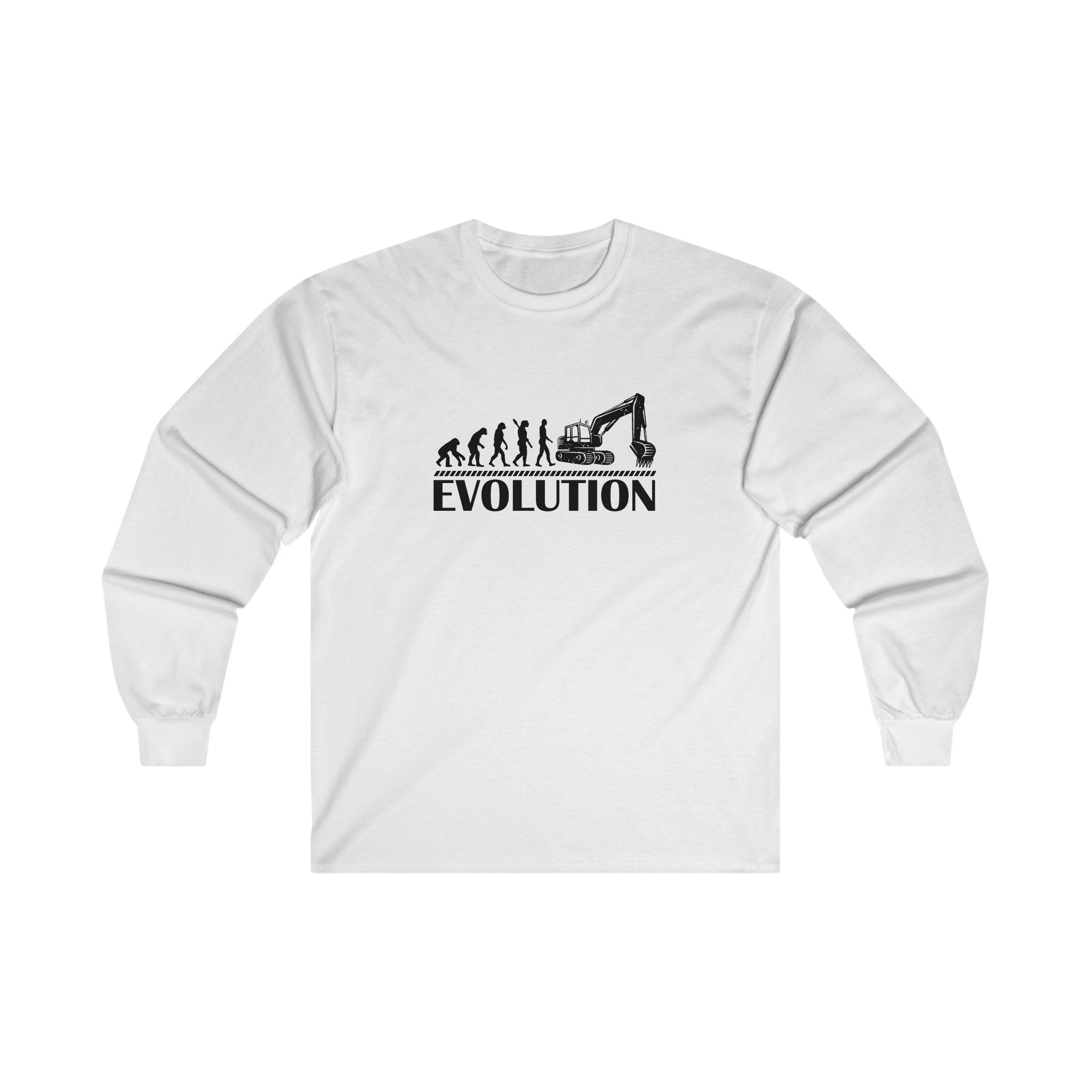 Vintage Inspired Organic Cotton Evolution Long Sleeve Shirt - Nature Lover's Statement Tee