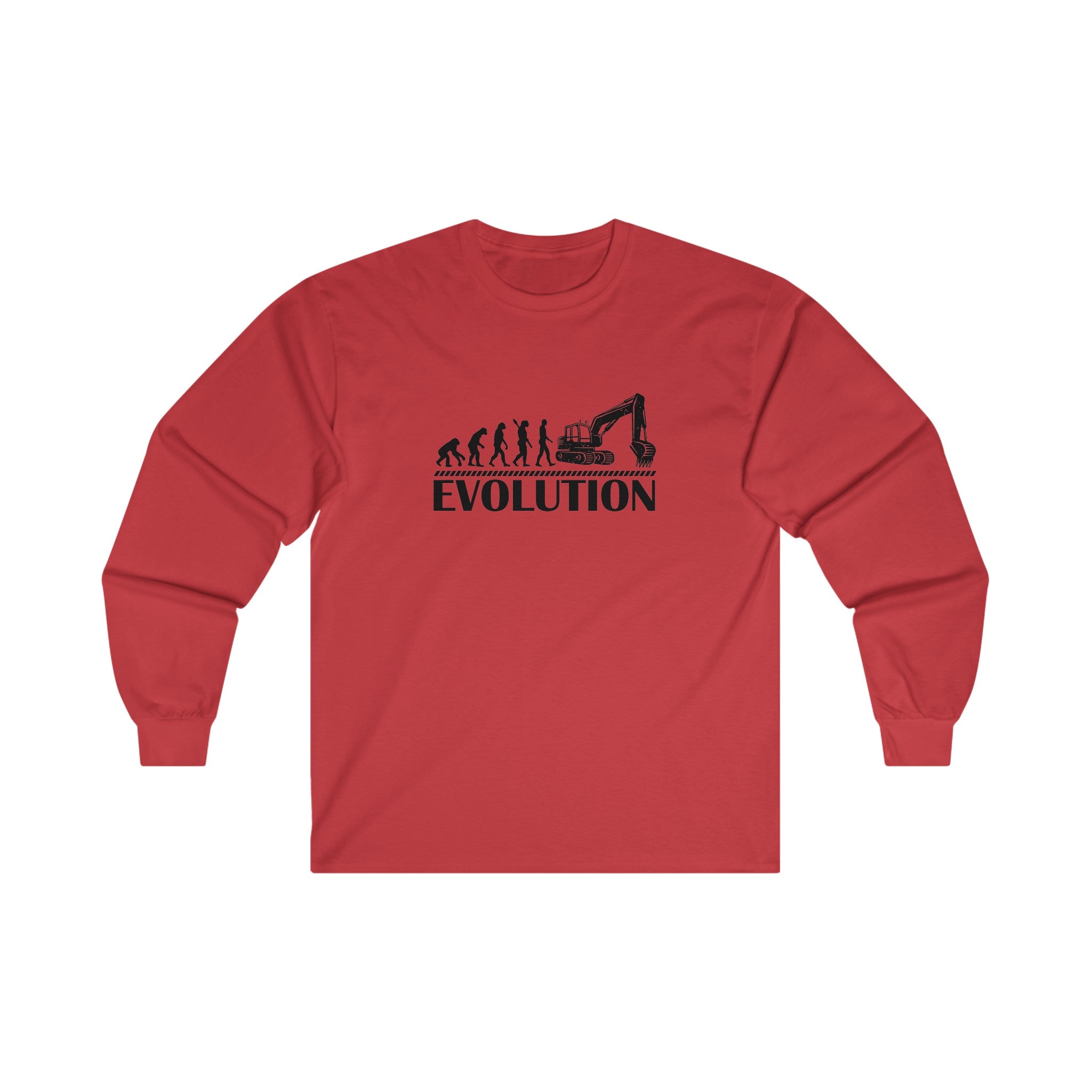 Vintage Inspired Organic Cotton Evolution Long Sleeve Shirt - Nature Lover's Statement Tee