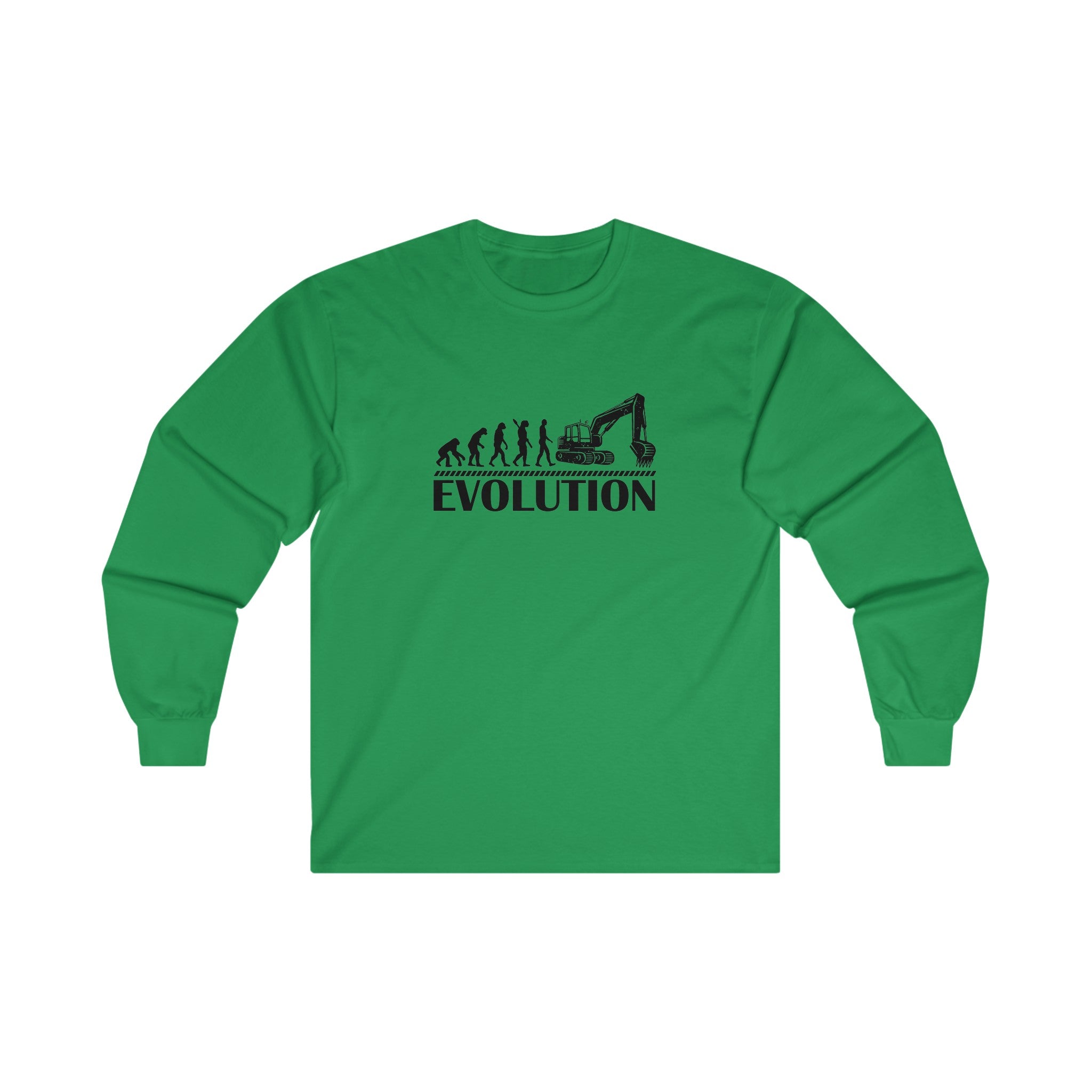 Vintage Inspired Organic Cotton Evolution Long Sleeve Shirt - Nature Lover's Statement Tee