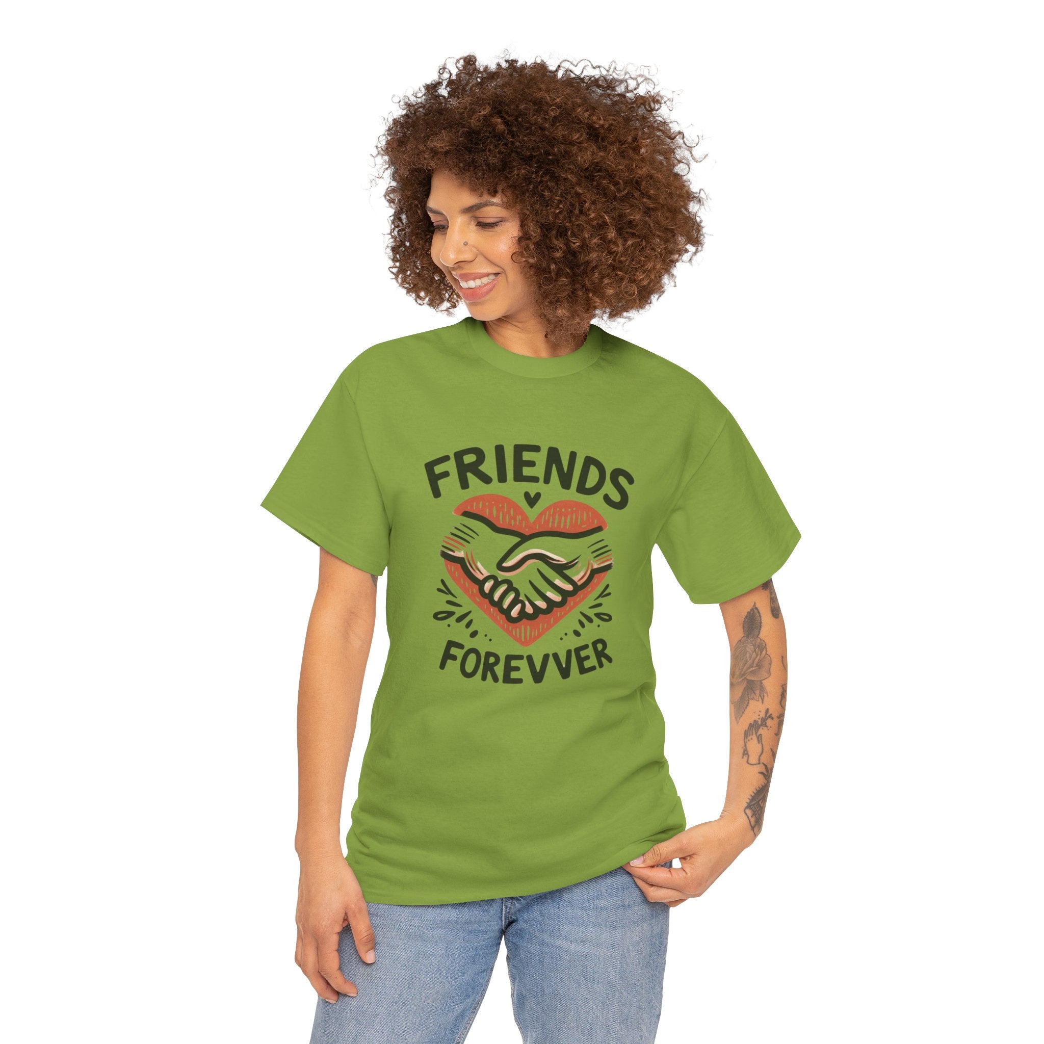 Friends Forever Graphic T-shirt: Celebrate Unbreakable Bonds in Style