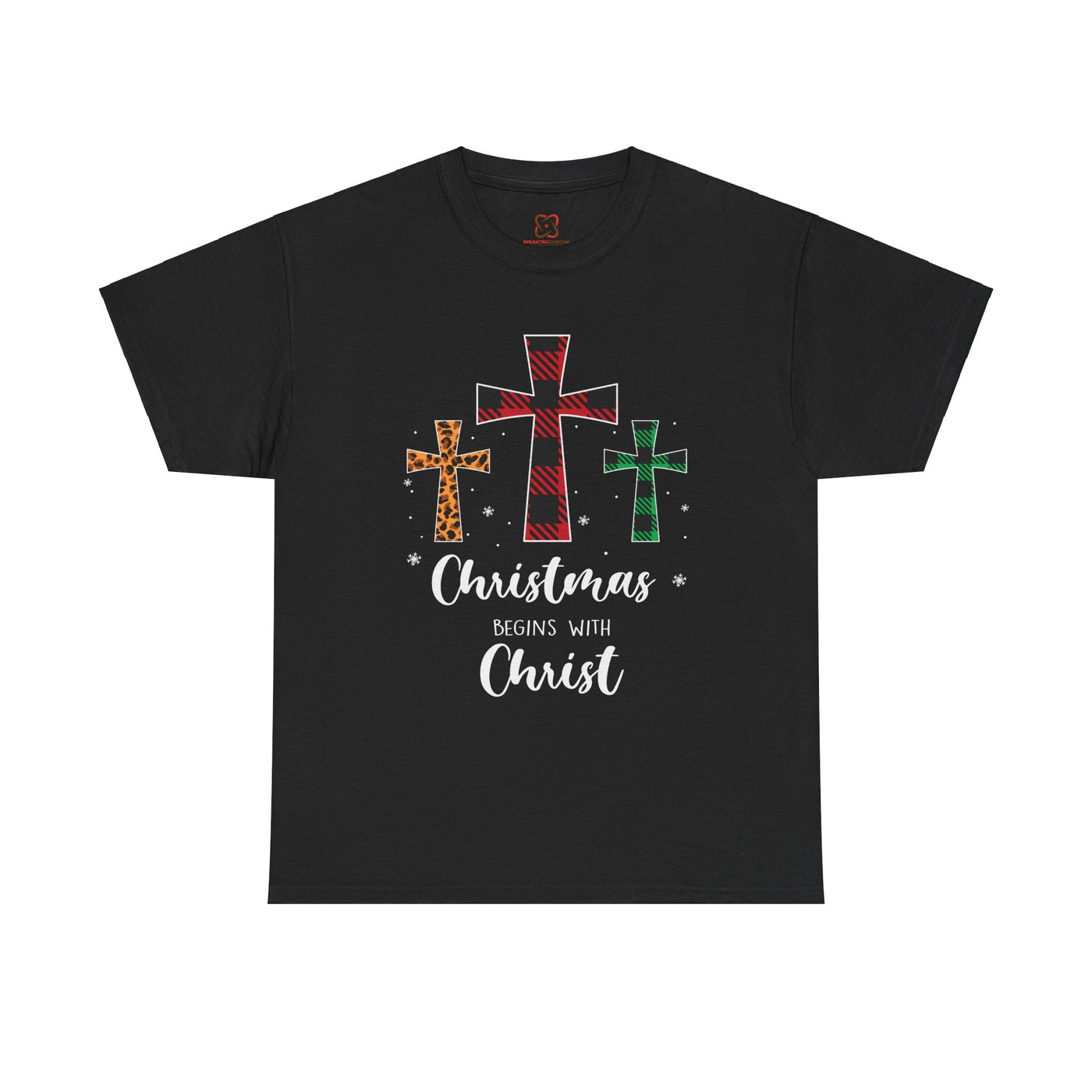 Christmas Begins with Christ Tee: Spread Holiday Cheer