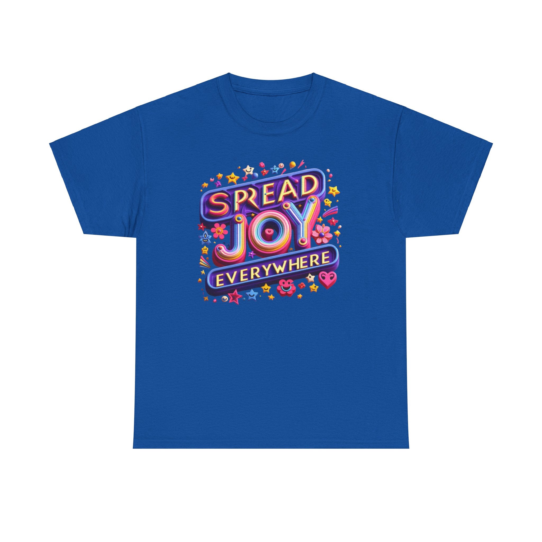 Radiate Joy Everywhere Graphic T-Shirt: Share Positivity in Style