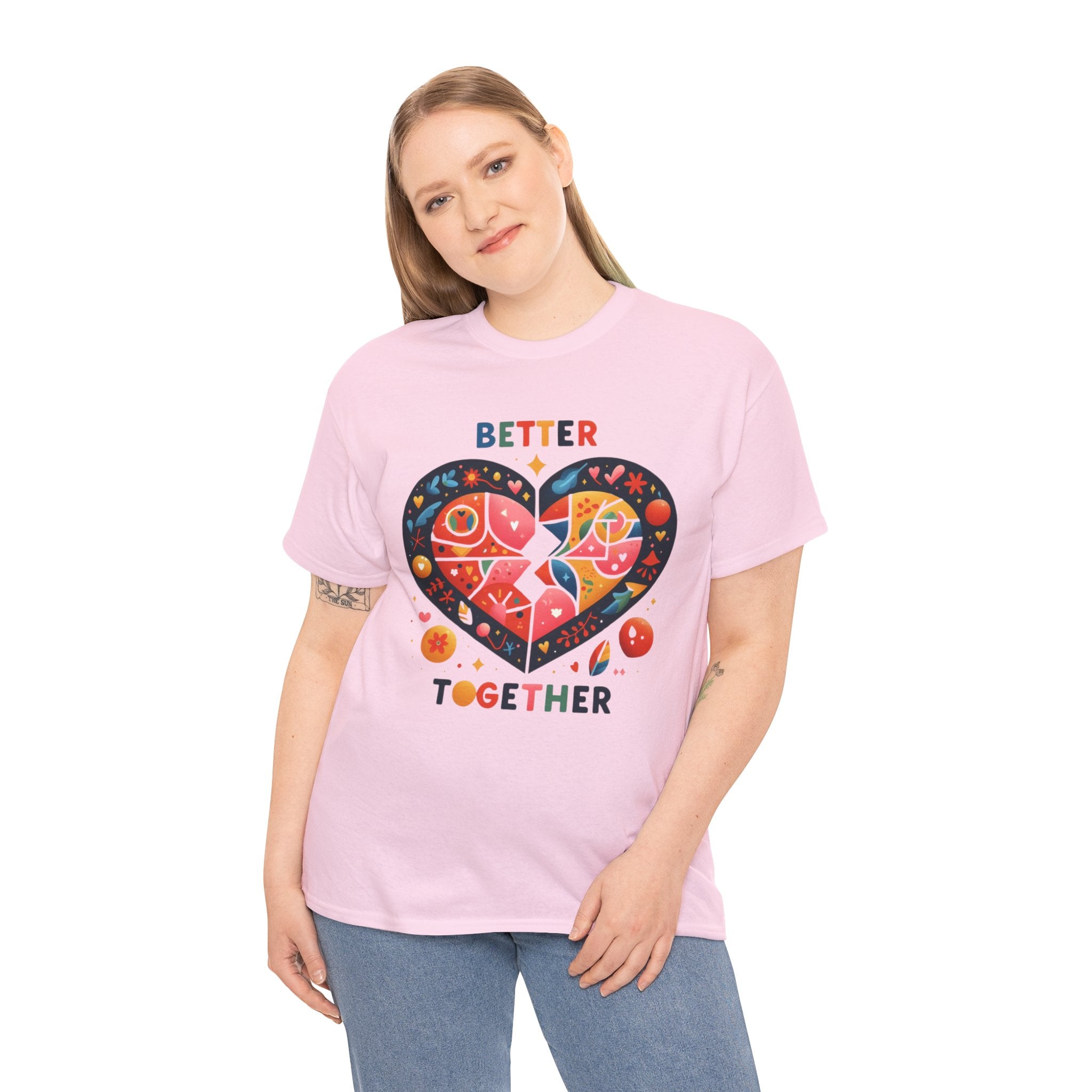 Better Together: Uniting Style and Sentiment in this Chic T-Shirt