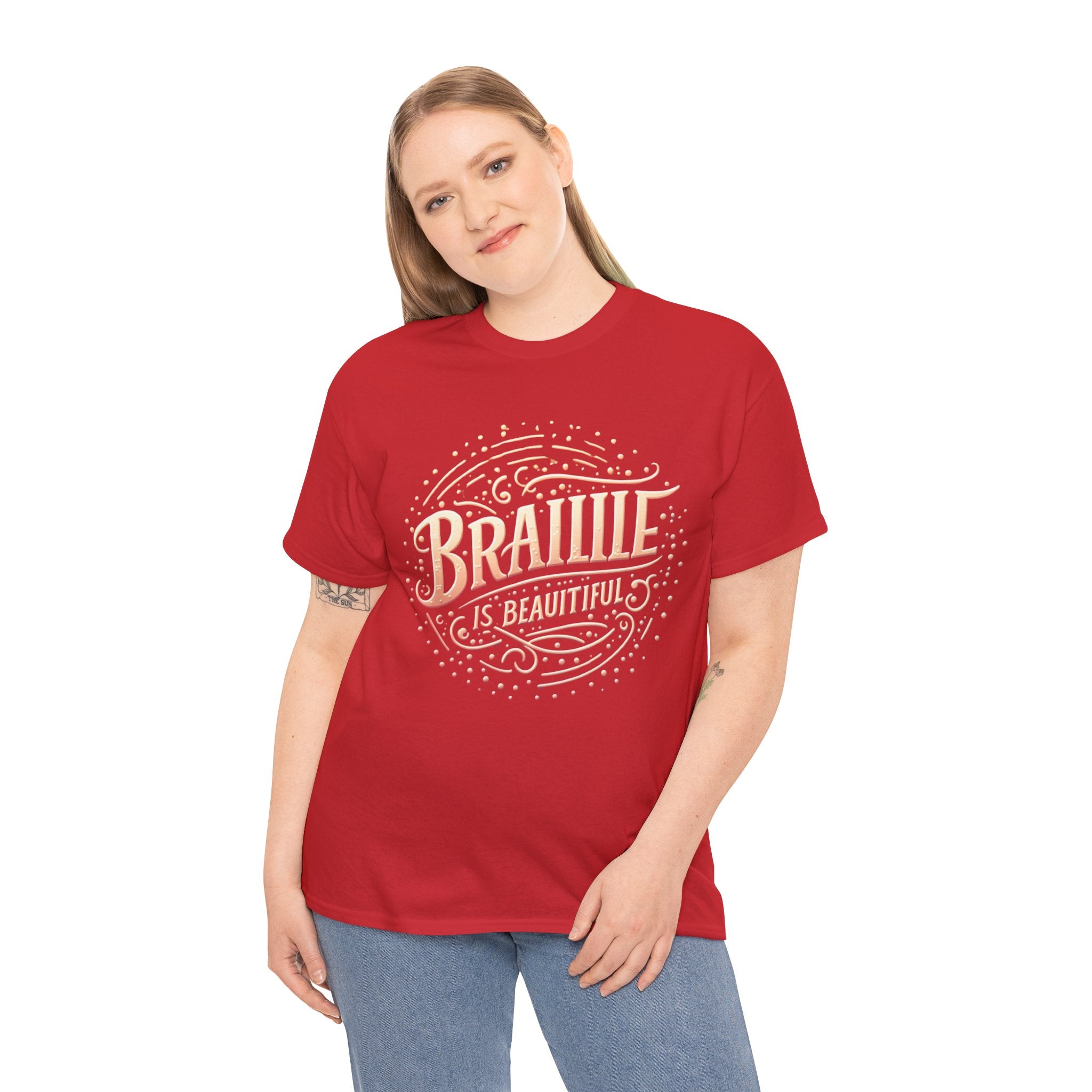 Braille is Beautiful T-Shirt: Embrace Inclusivity with Stylish Braille Design