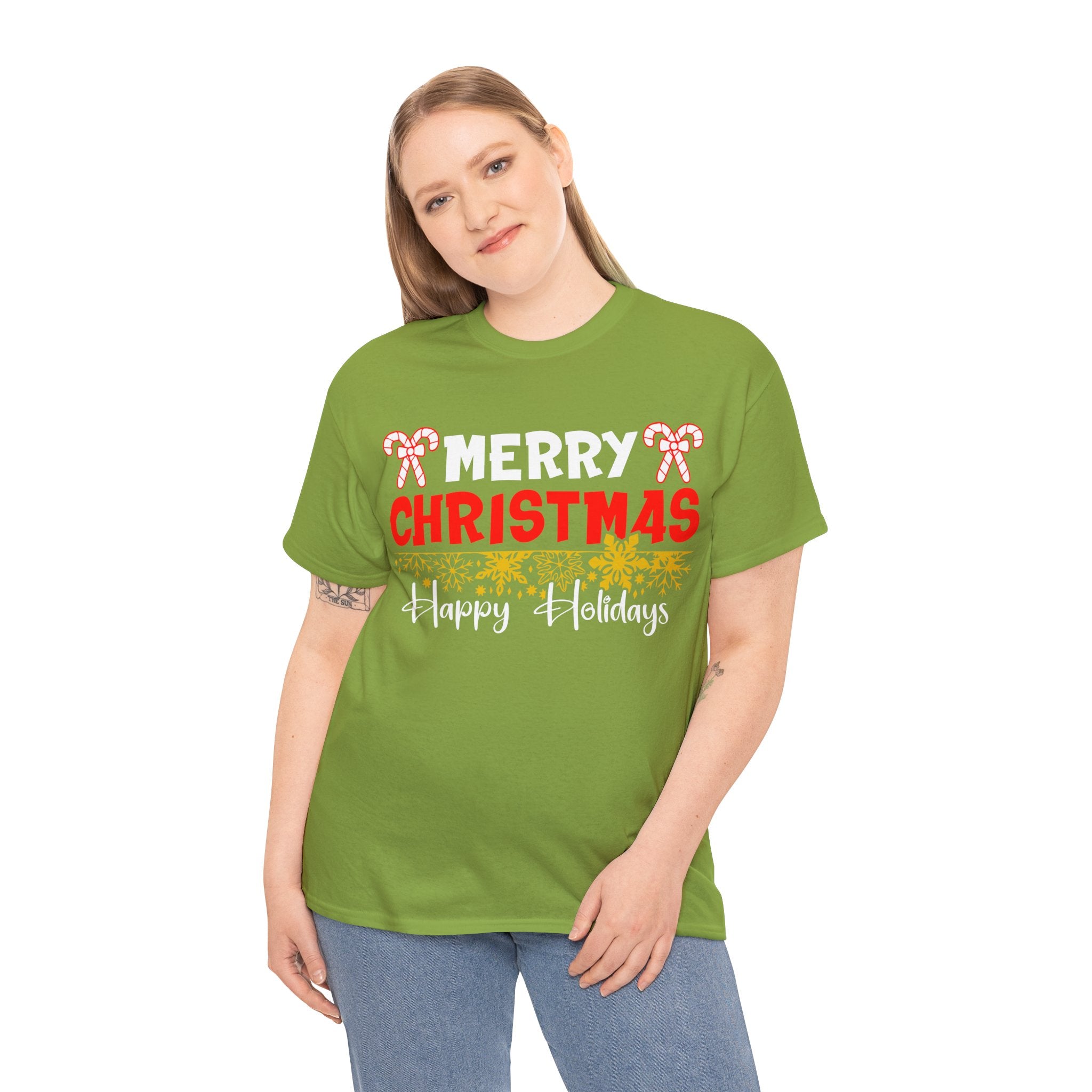 Festive Cheer Merry Christmas Happy Holiday T-Shirt