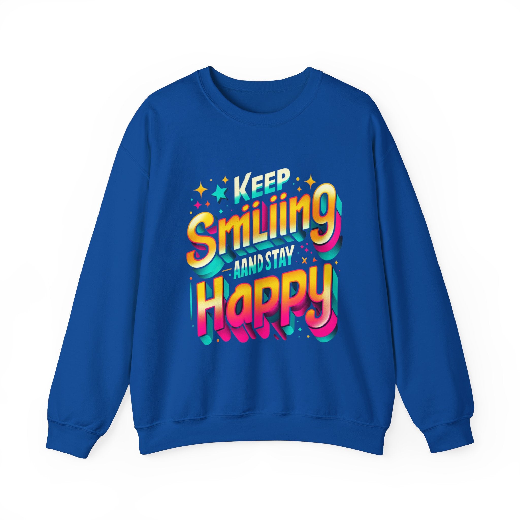 Radiate Joy Sweatshirt - Keep Smiling and Stay Happy