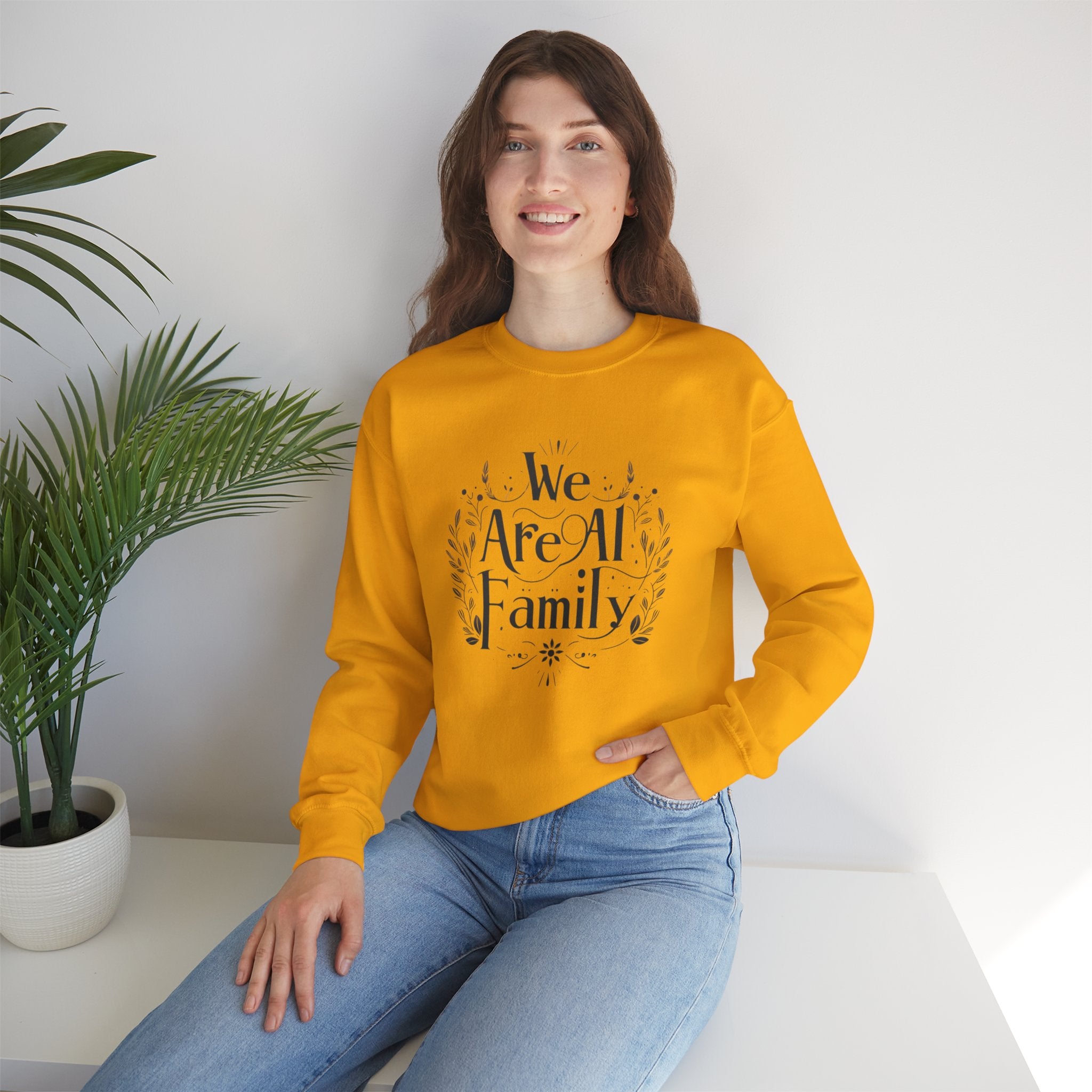 Unity Embodied: 'We Are All One Family' Sweatshirt