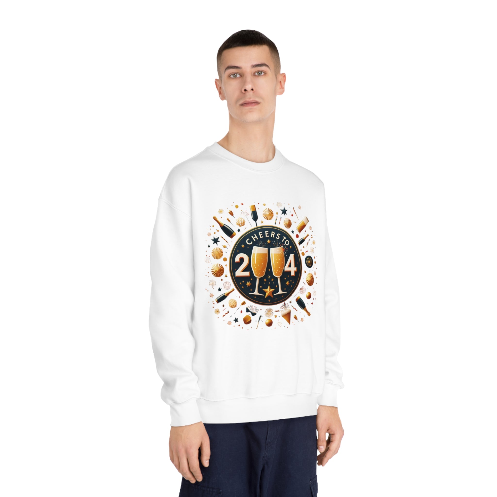 Ring in the New Year in Style: Cheers to 2024 Sweatshirt