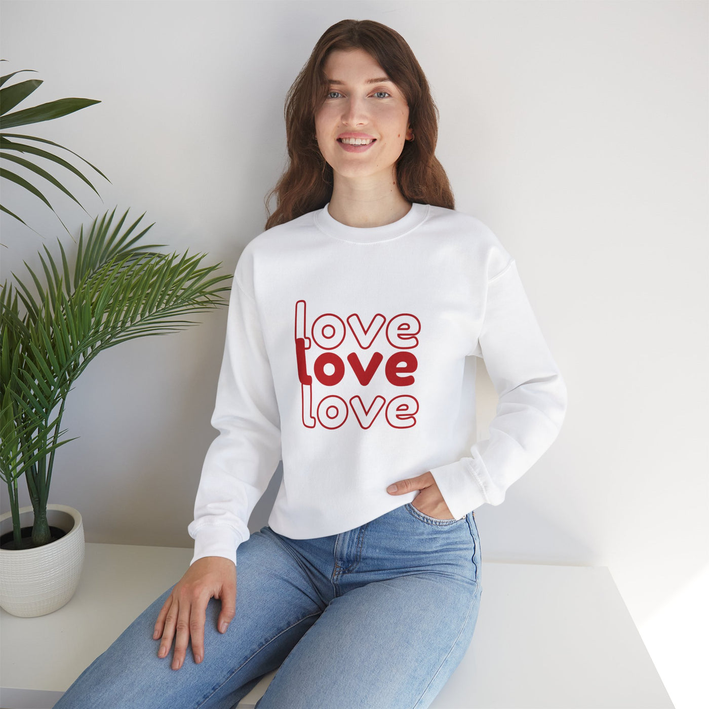 Loved Sweatshirt - Soft & Cozy Crewneck, Perfect for Everyday Wear"