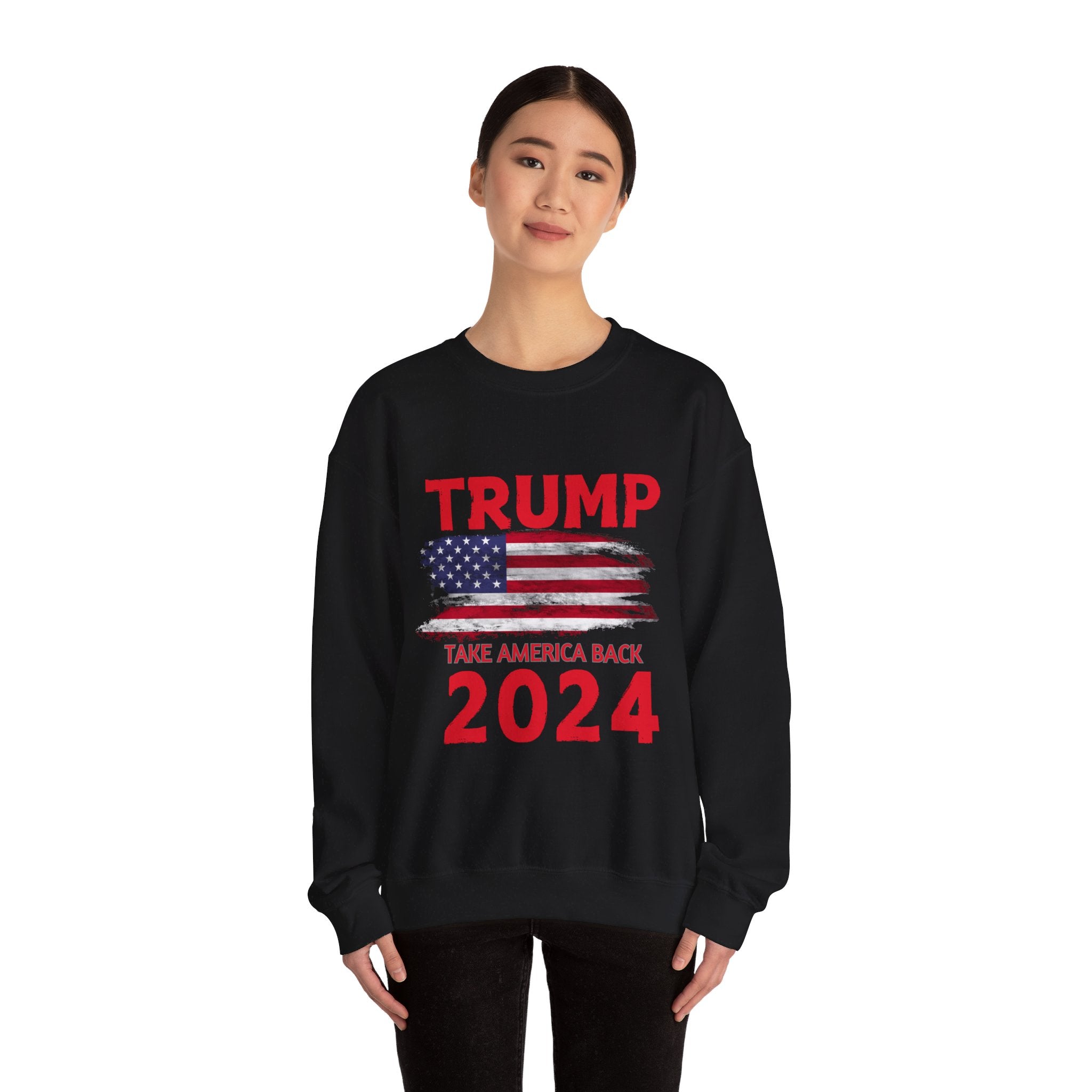 Trump 2024: Take Back America Sweatshirt - Make a Statement with Patriotic Pride